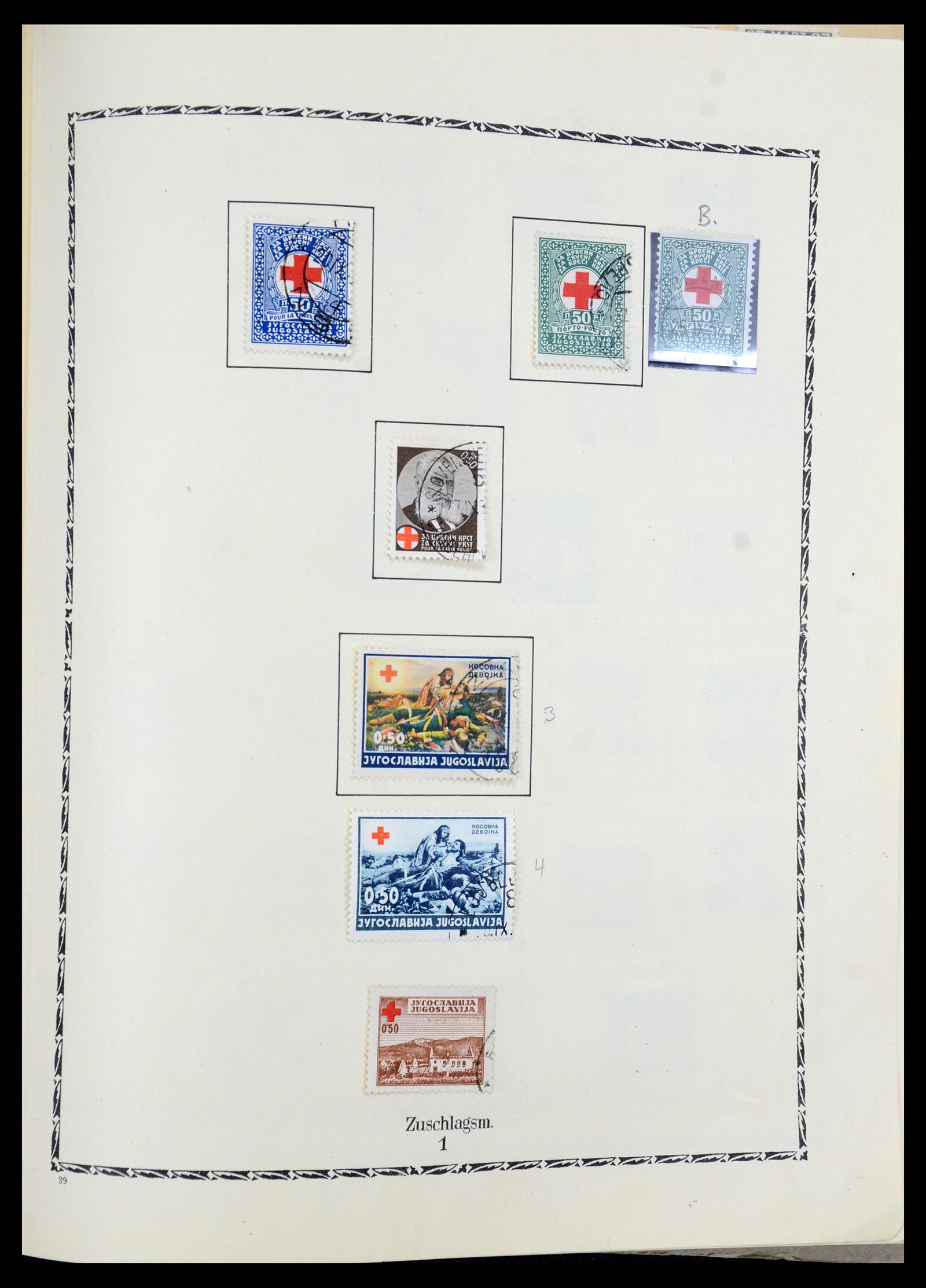 36107 054 - Postzegelverzameling 36107 Joegoslavië 1918-2003.