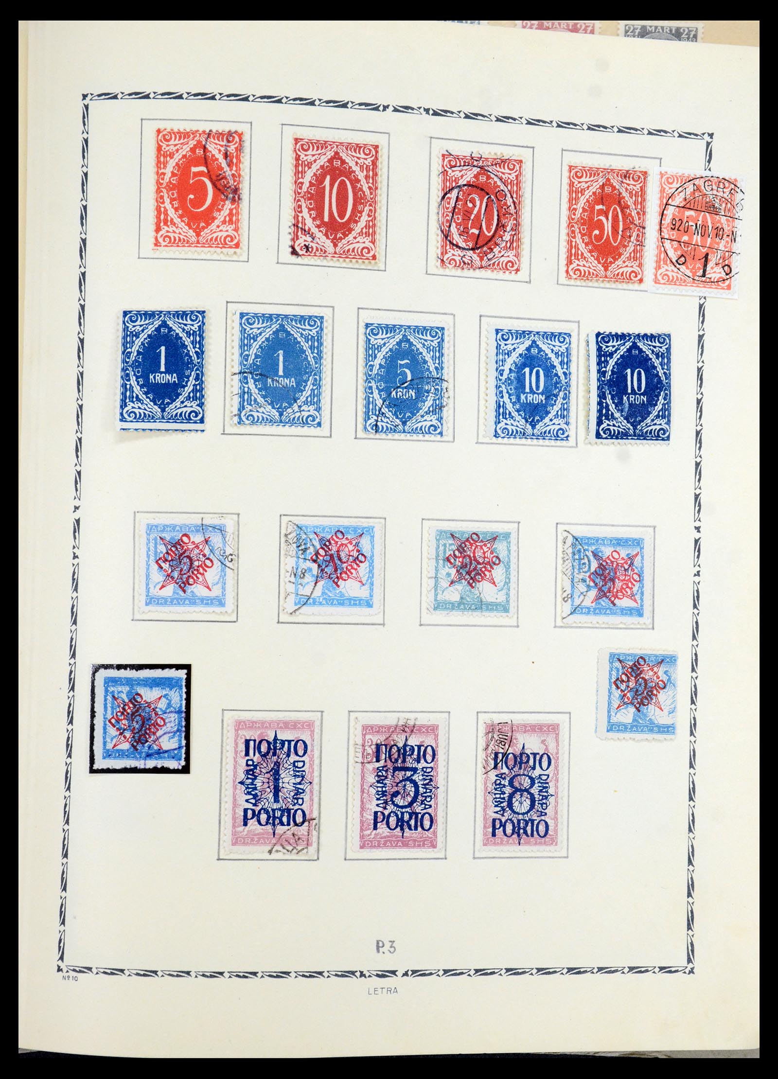 36107 057 - Postzegelverzameling 36107 Joegoslavië 1918-2003.