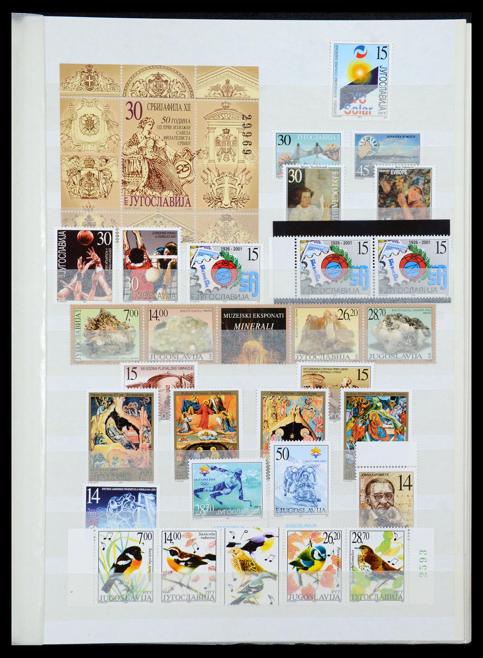 36107 296 - Postzegelverzameling 36107 Joegoslavië 1918-2003.