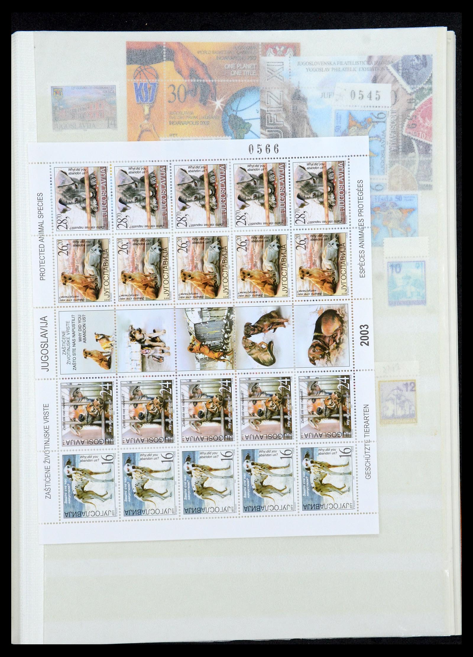 36107 299 - Postzegelverzameling 36107 Joegoslavië 1918-2003.