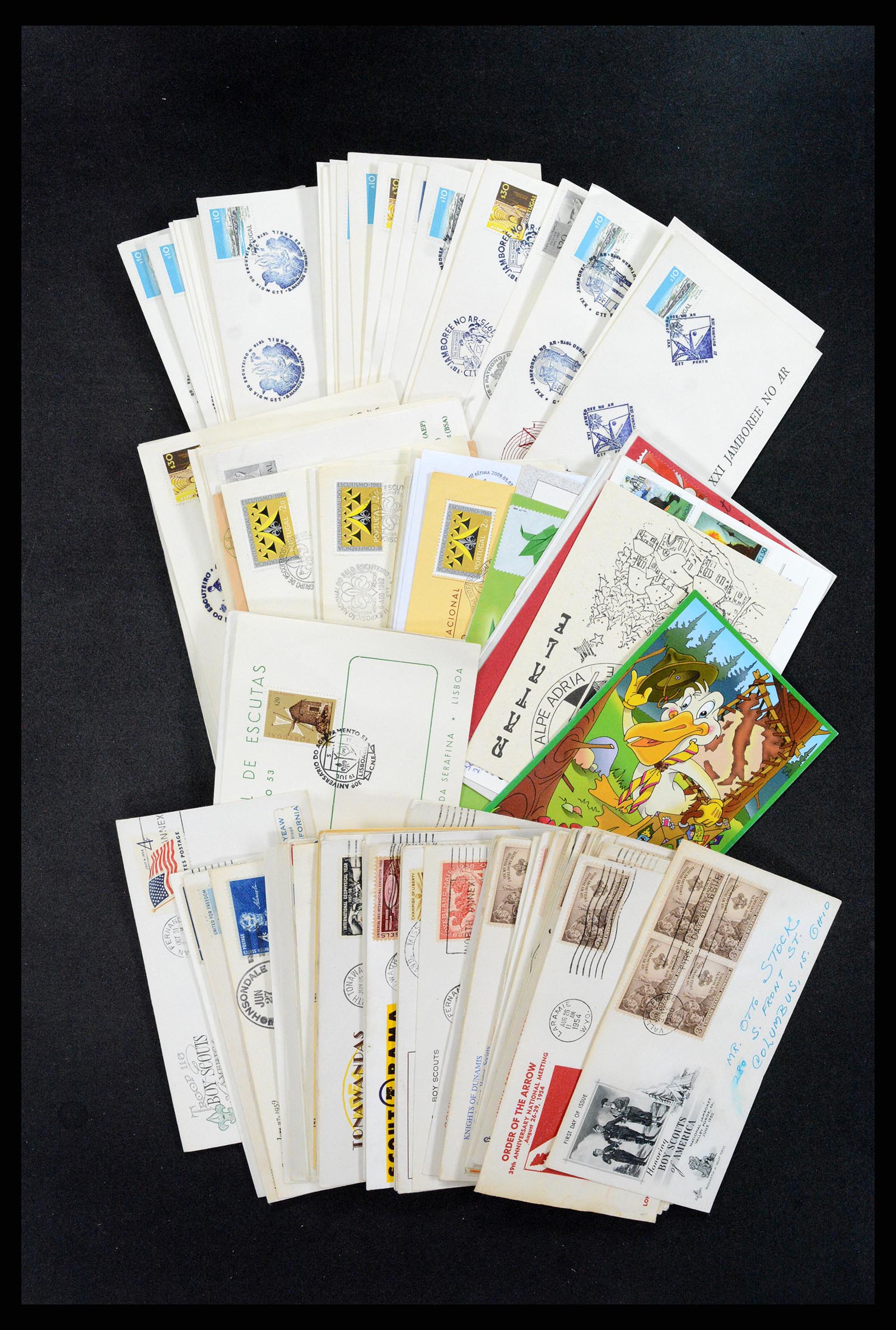 36108 021 - Postzegelverzameling 36108 Motief scouting 1930-2010.
