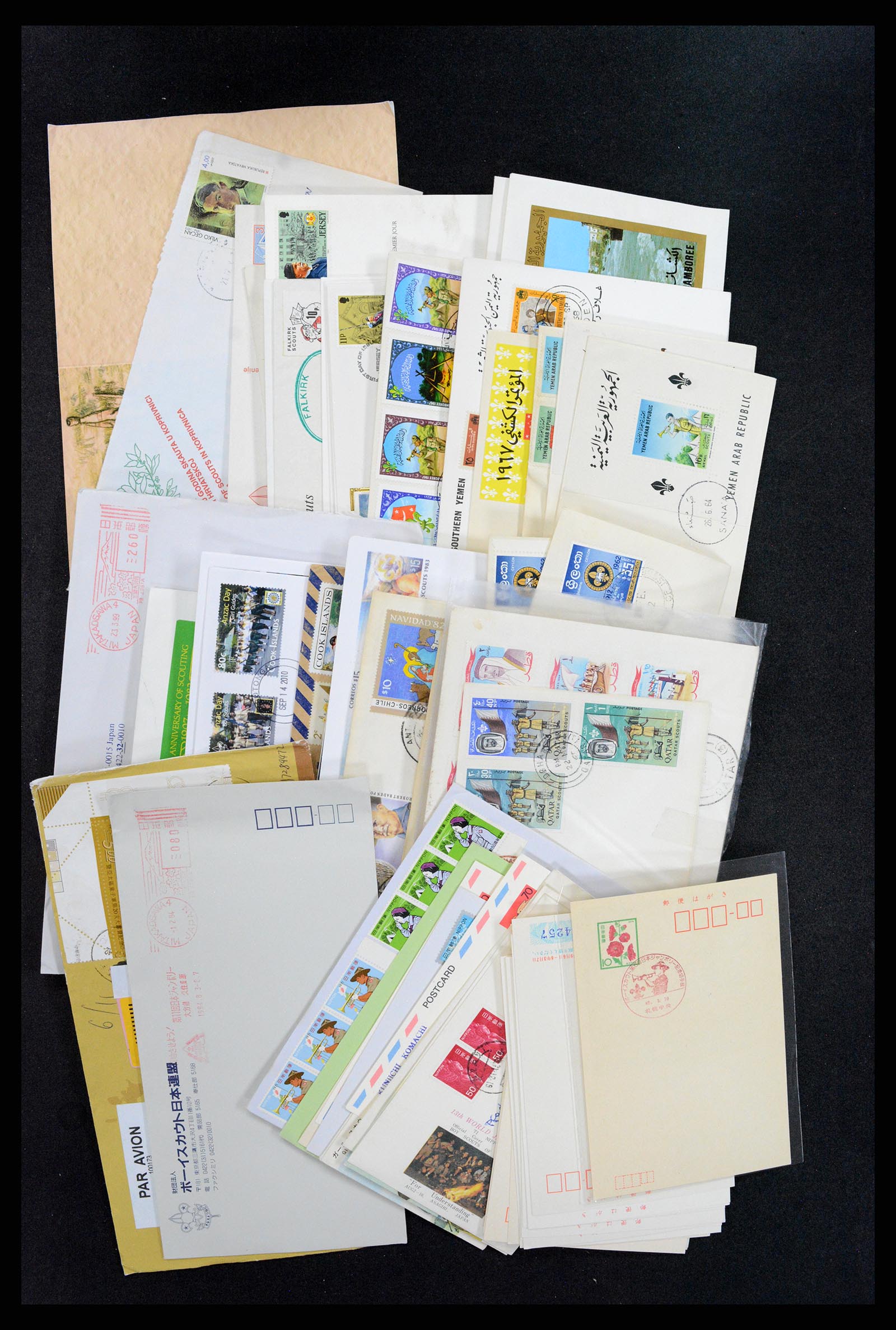 36108 025 - Postzegelverzameling 36108 Motief scouting 1930-2010.