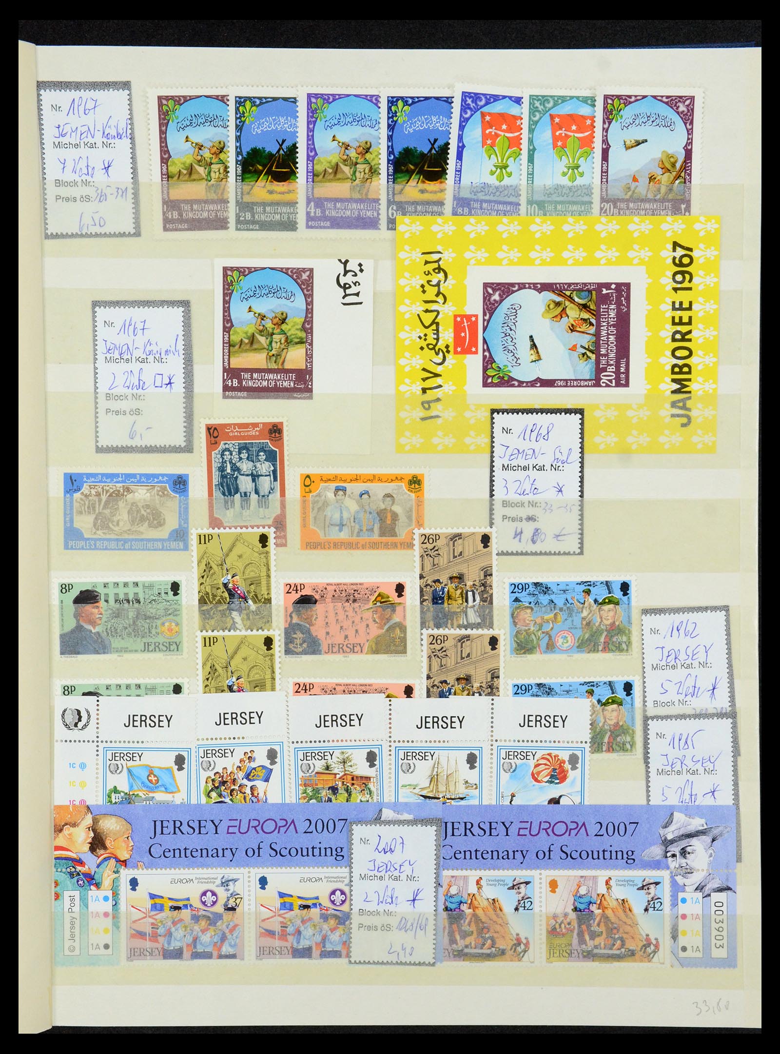 36109 001 - Postzegelverzameling 36109 Motief scouting 1930-2019!