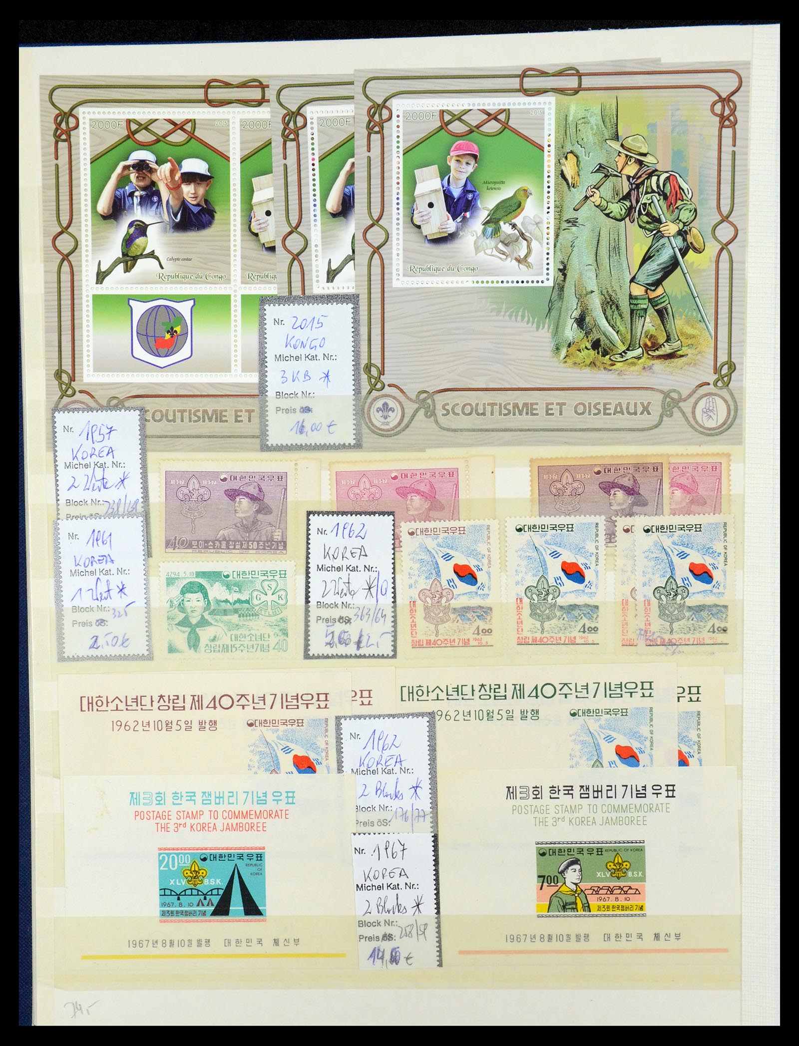 36109 012 - Postzegelverzameling 36109 Motief scouting 1930-2019!
