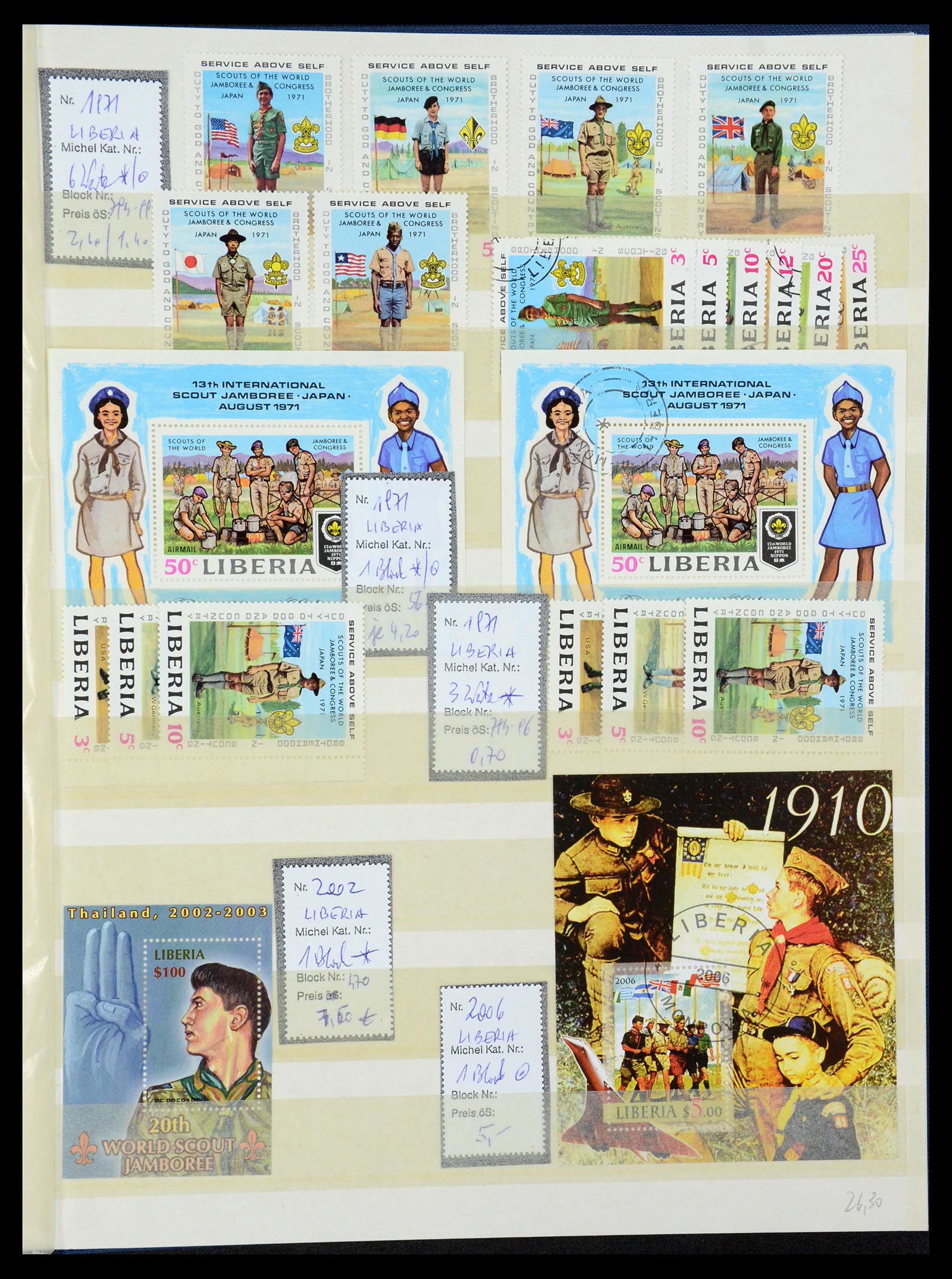 36109 019 - Stamp collection 36109 Thematic scouting 1930-2019!