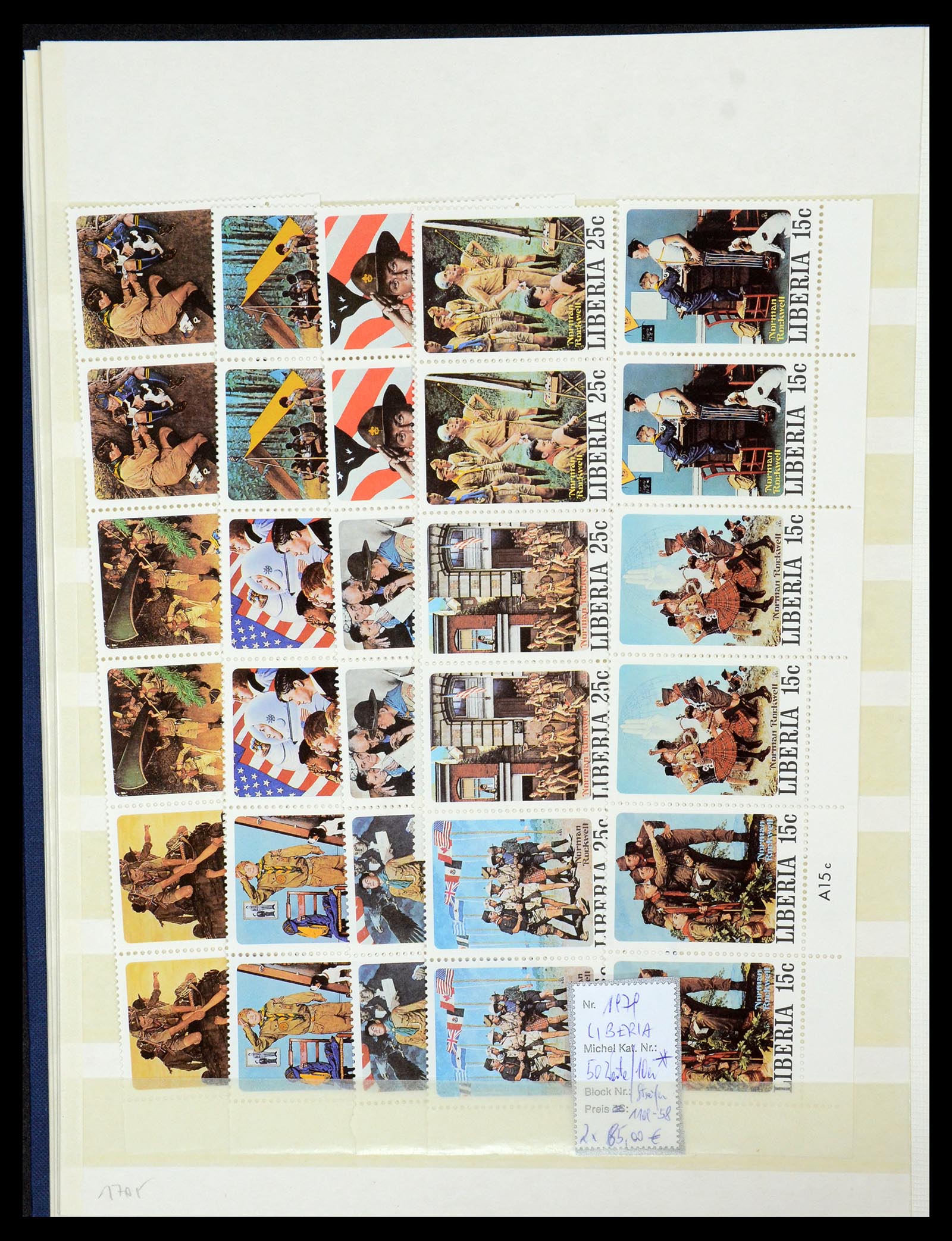 36109 021 - Postzegelverzameling 36109 Motief scouting 1930-2019!