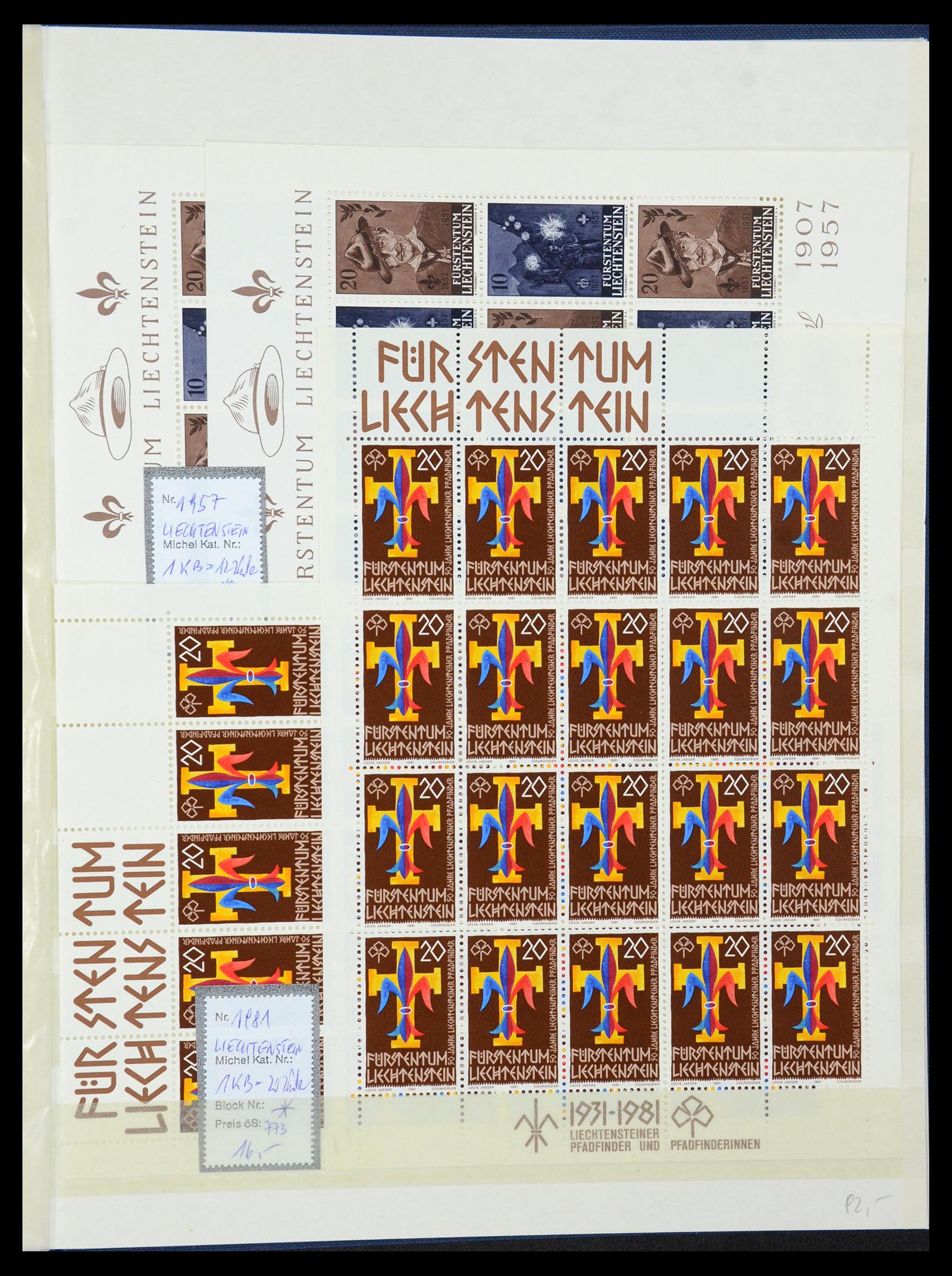 36109 025 - Postzegelverzameling 36109 Motief scouting 1930-2019!