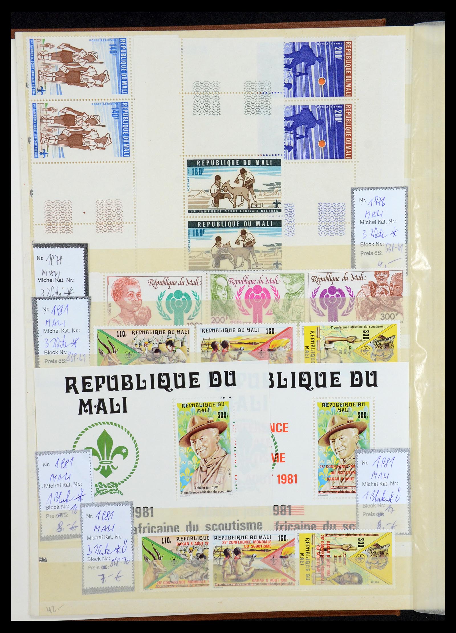 36109 034 - Postzegelverzameling 36109 Motief scouting 1930-2019!