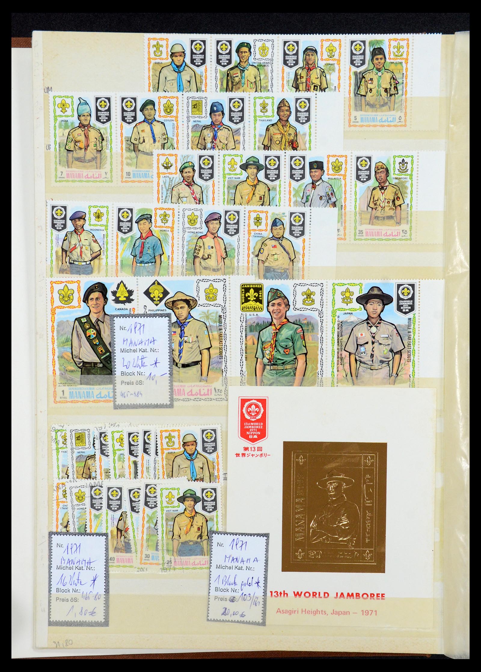36109 036 - Postzegelverzameling 36109 Motief scouting 1930-2019!