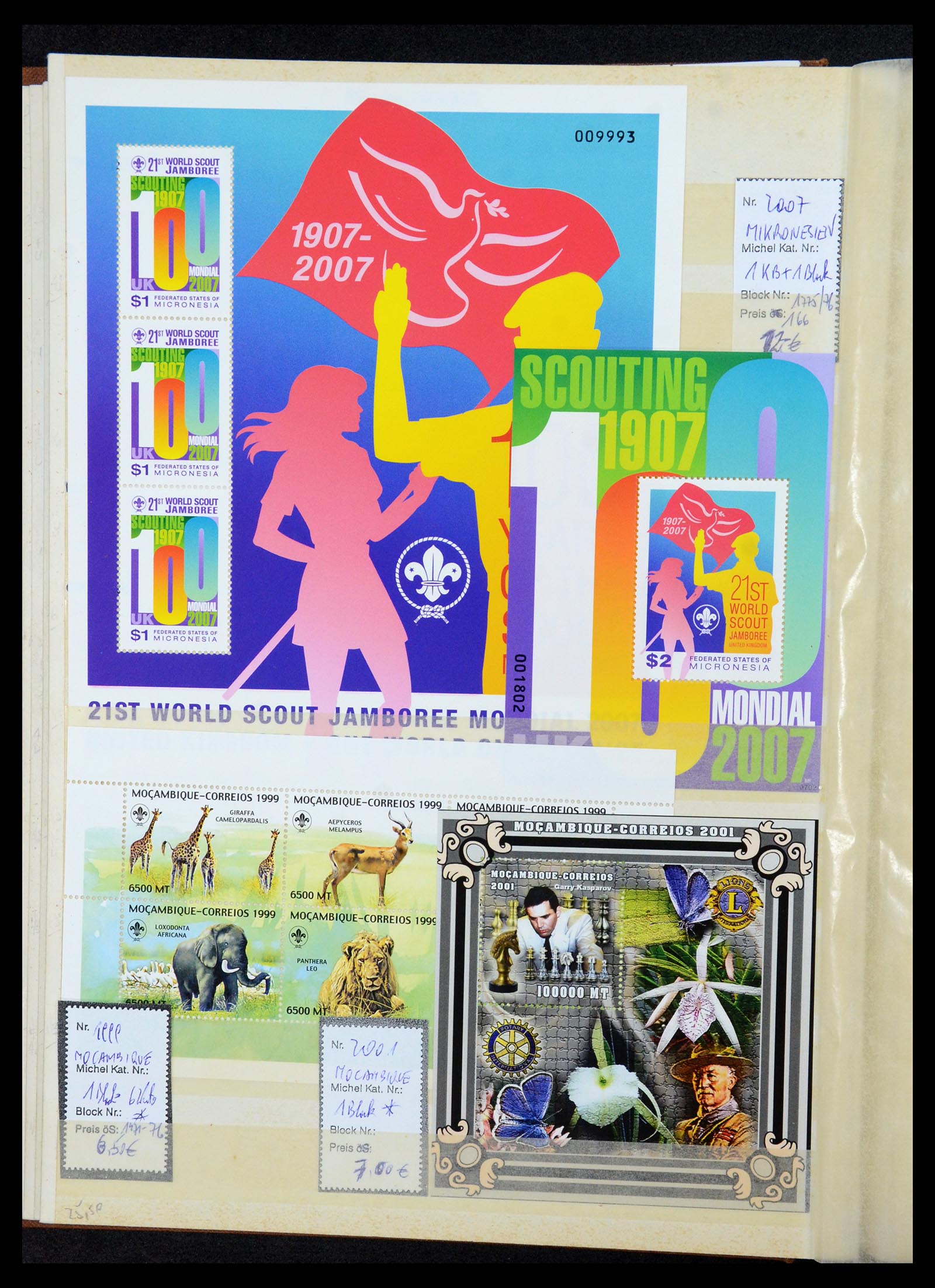 36109 042 - Postzegelverzameling 36109 Motief scouting 1930-2019!