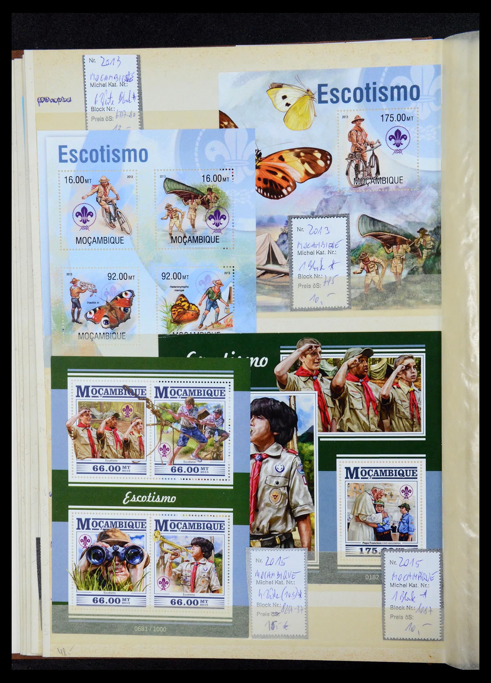 36109 044 - Postzegelverzameling 36109 Motief scouting 1930-2019!