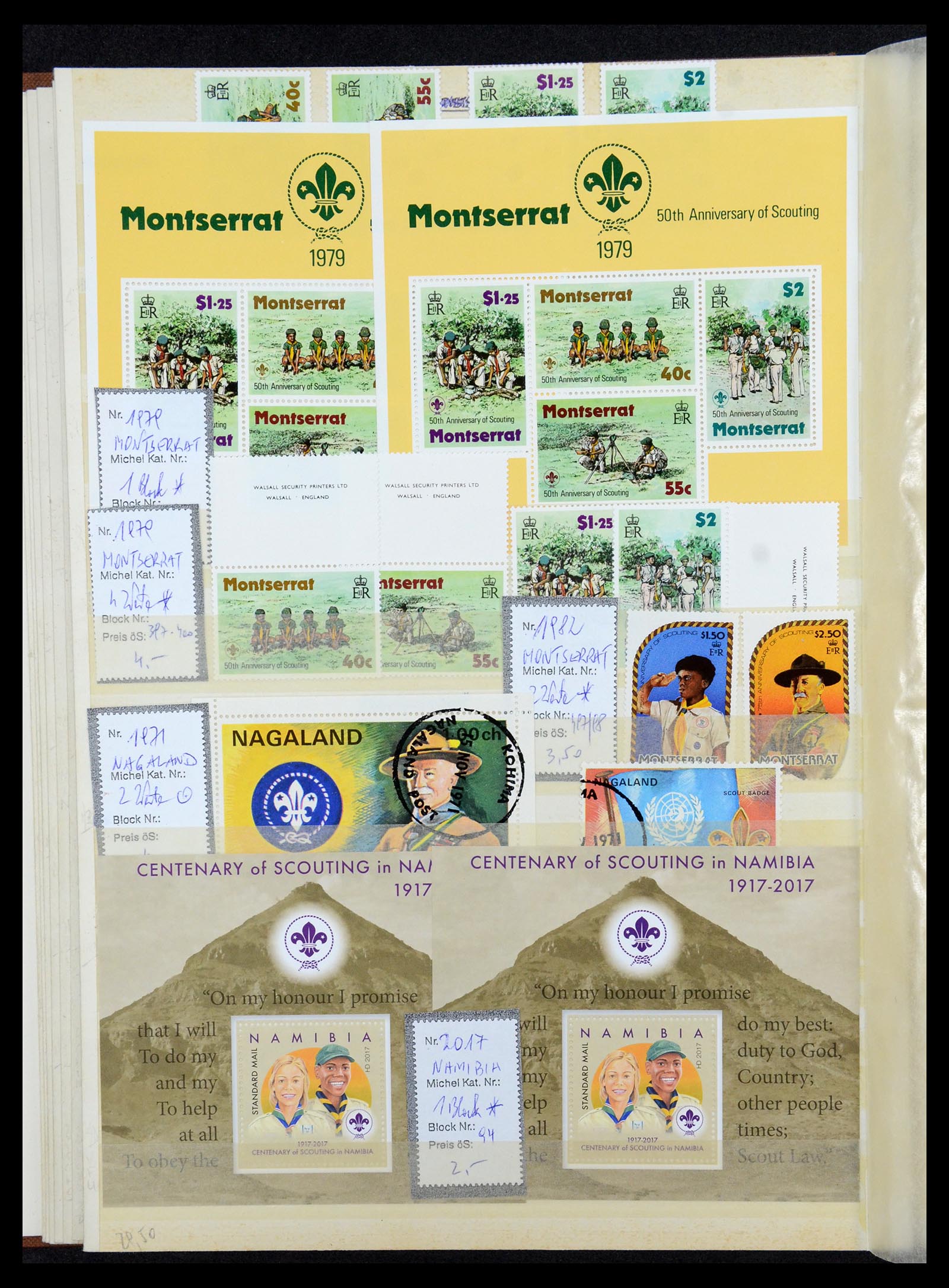 36109 048 - Postzegelverzameling 36109 Motief scouting 1930-2019!