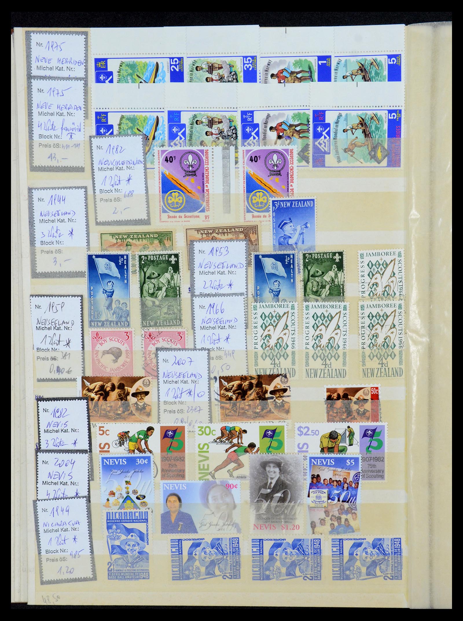 36109 050 - Postzegelverzameling 36109 Motief scouting 1930-2019!