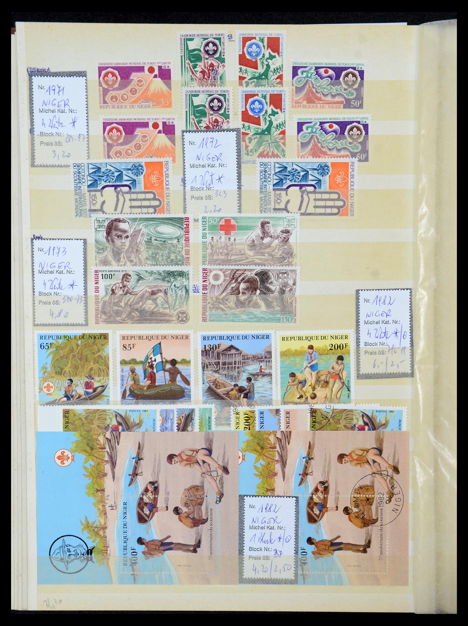 36109 054 - Postzegelverzameling 36109 Motief scouting 1930-2019!