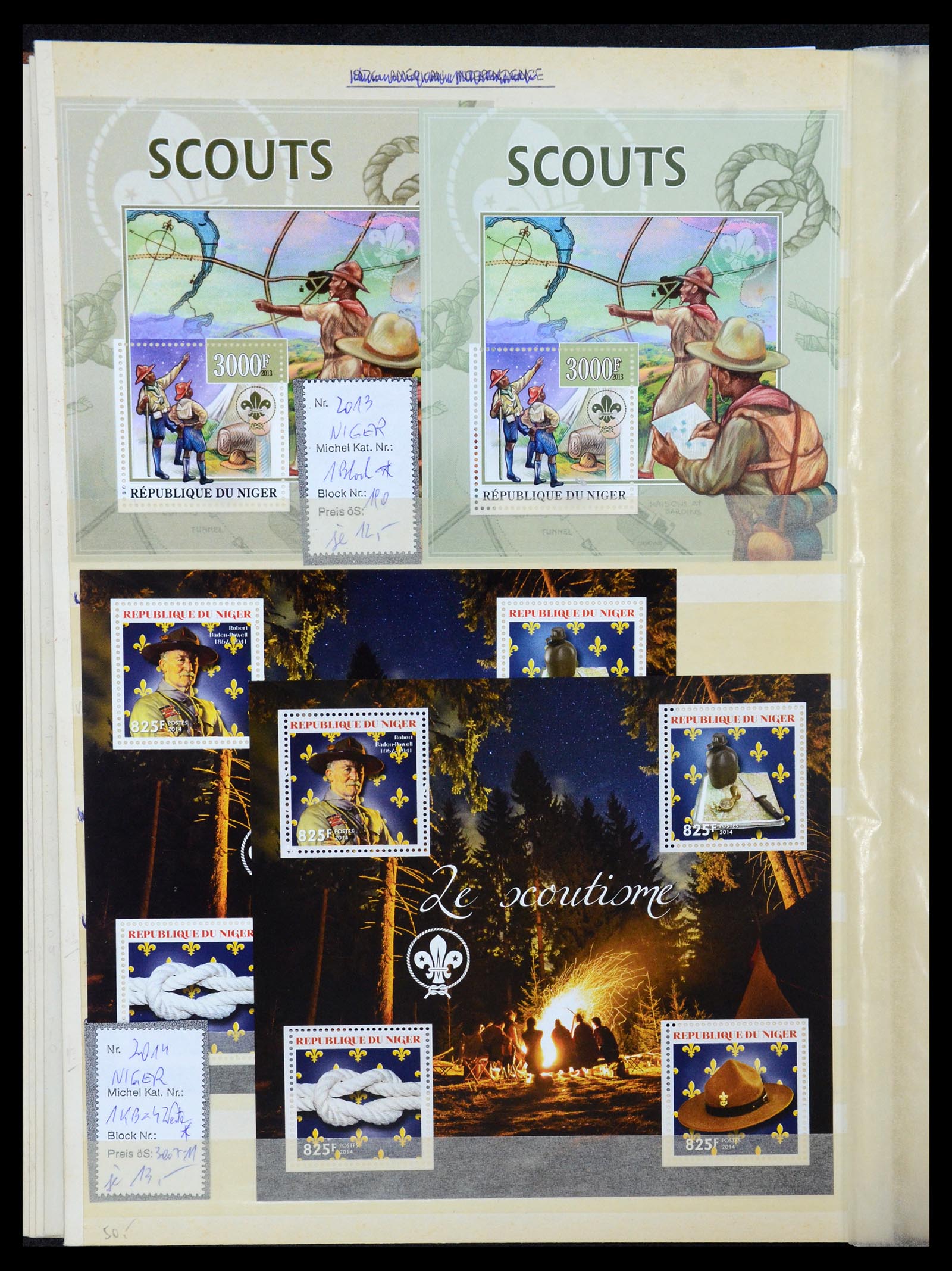 36109 056 - Postzegelverzameling 36109 Motief scouting 1930-2019!