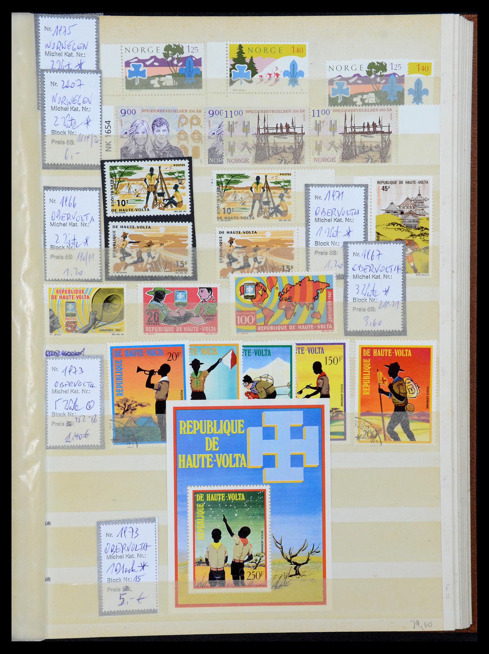 36109 061 - Postzegelverzameling 36109 Motief scouting 1930-2019!