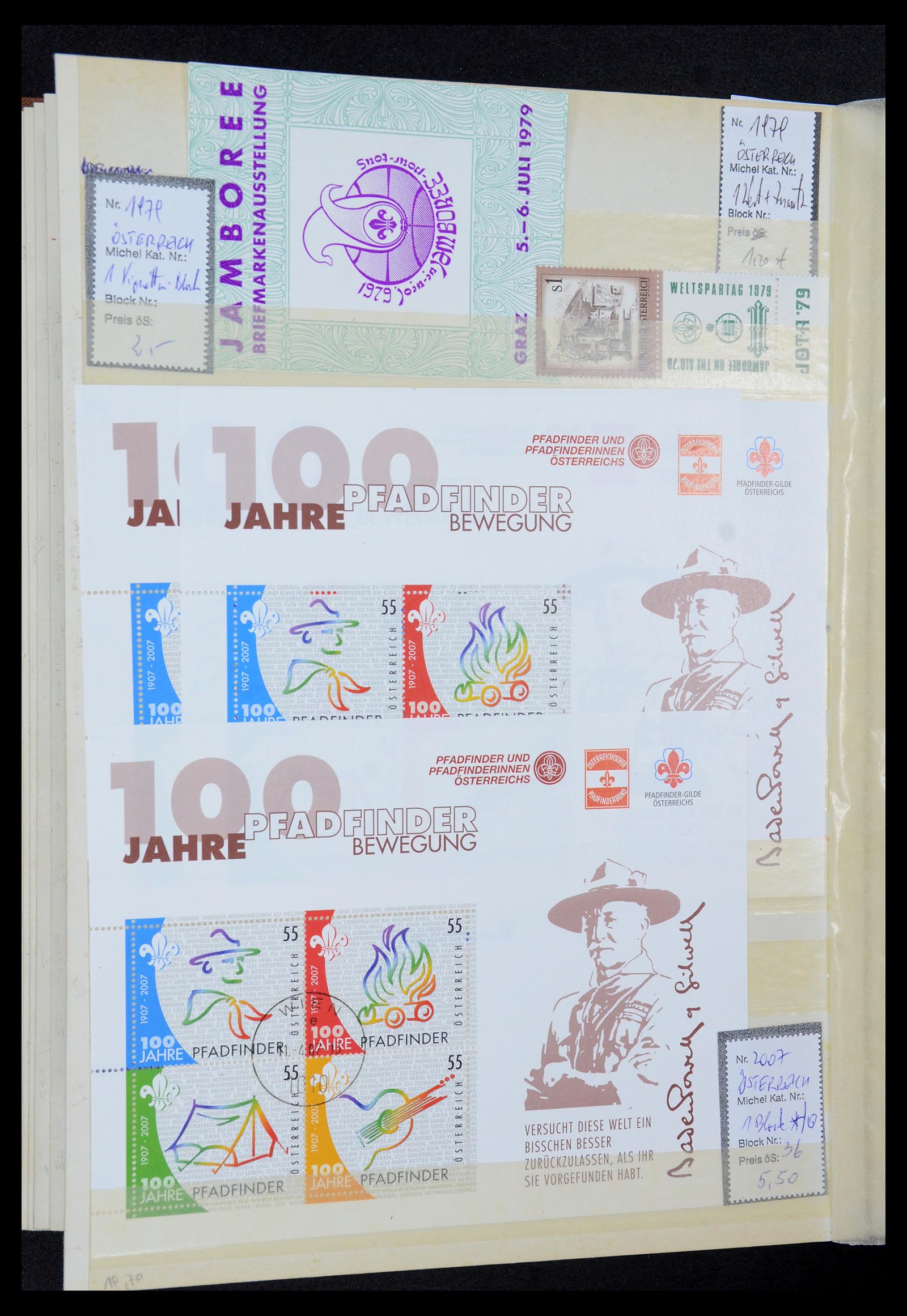36109 064 - Postzegelverzameling 36109 Motief scouting 1930-2019!