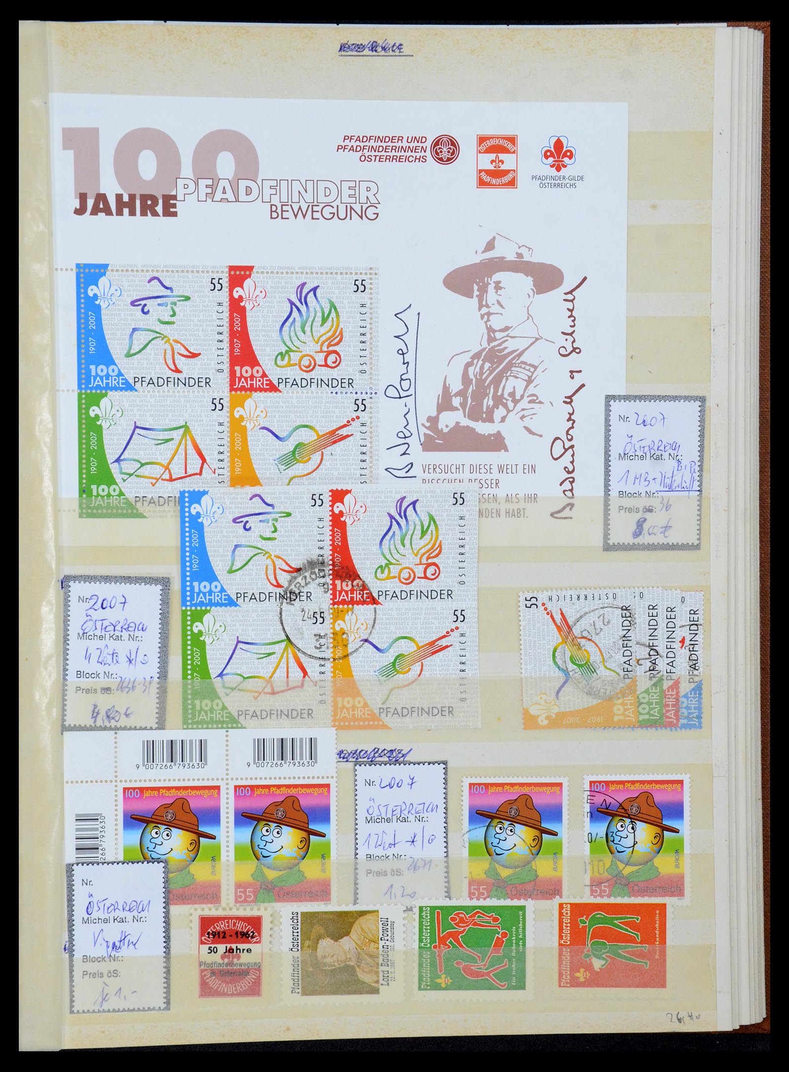 36109 065 - Postzegelverzameling 36109 Motief scouting 1930-2019!