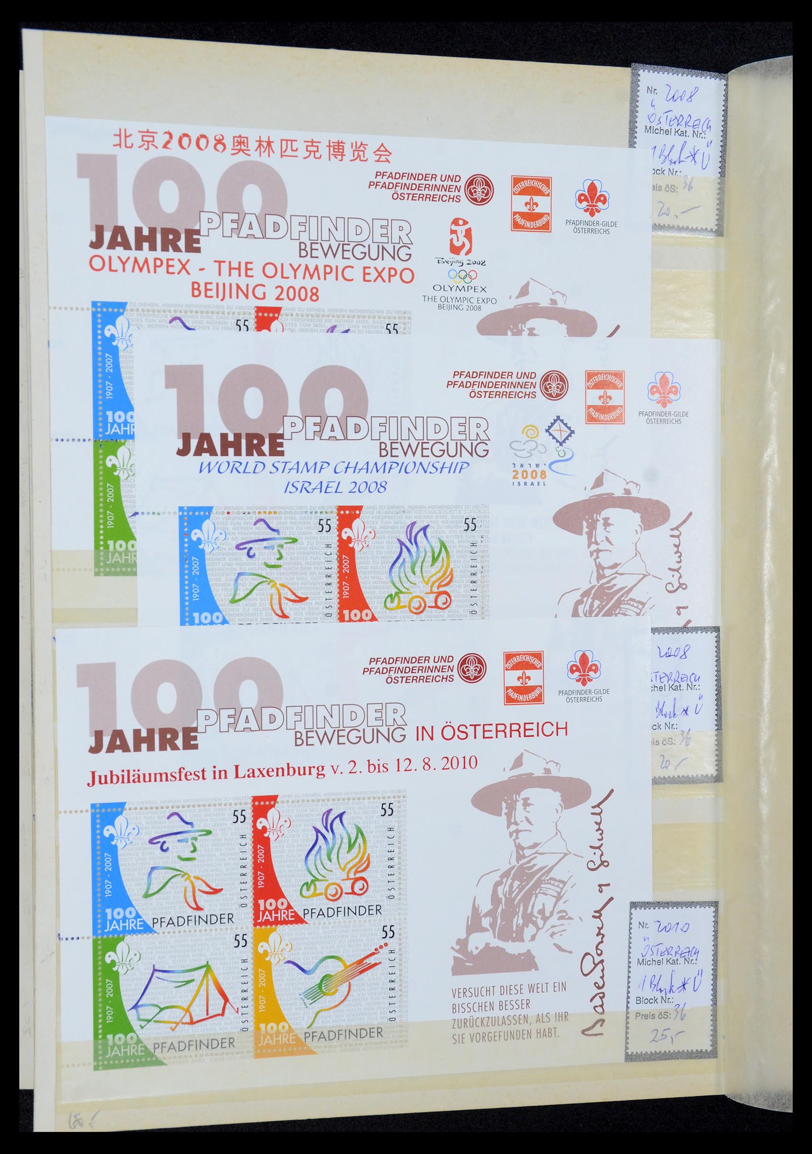 36109 066 - Postzegelverzameling 36109 Motief scouting 1930-2019!