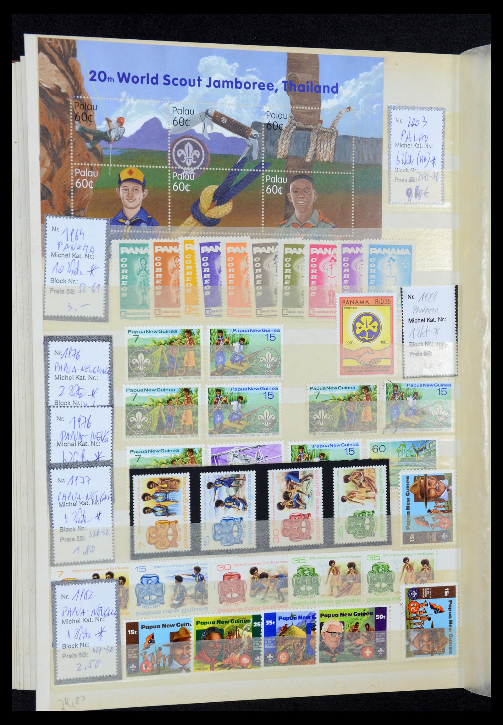 36109 068 - Postzegelverzameling 36109 Motief scouting 1930-2019!