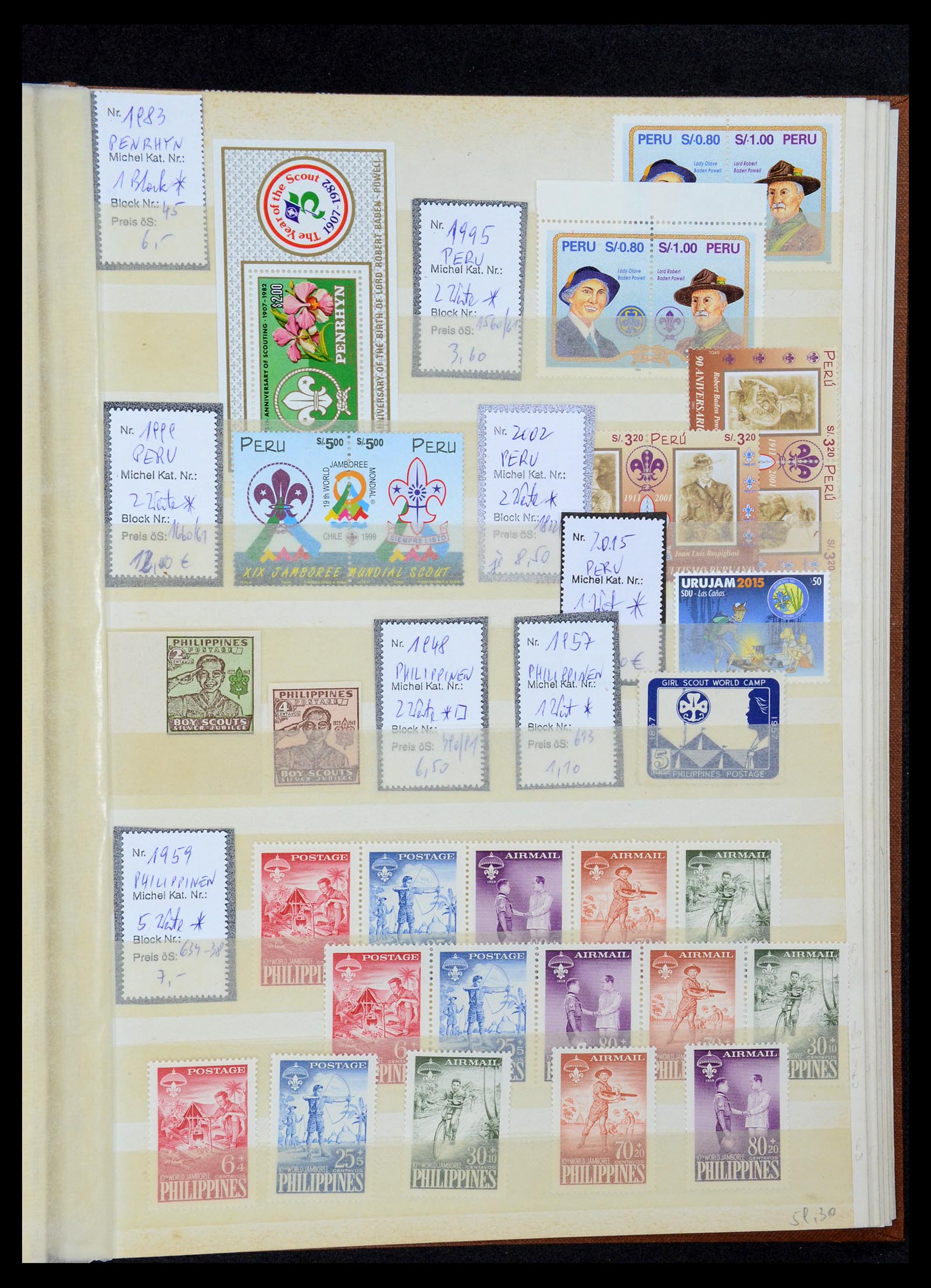 36109 071 - Postzegelverzameling 36109 Motief scouting 1930-2019!