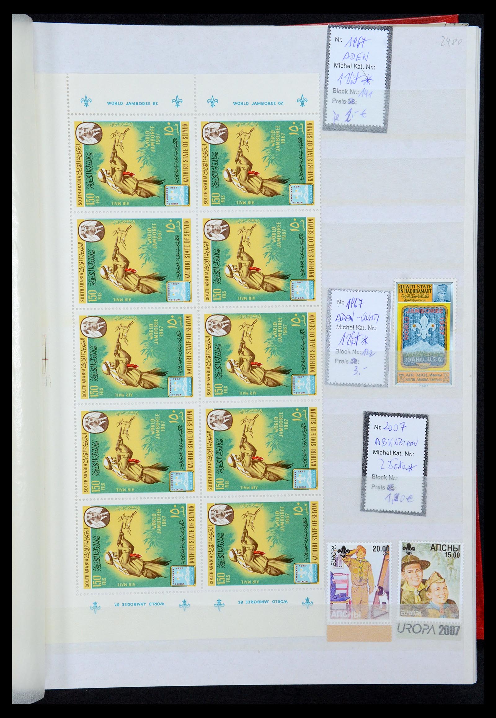 36109 081 - Postzegelverzameling 36109 Motief scouting 1930-2019!