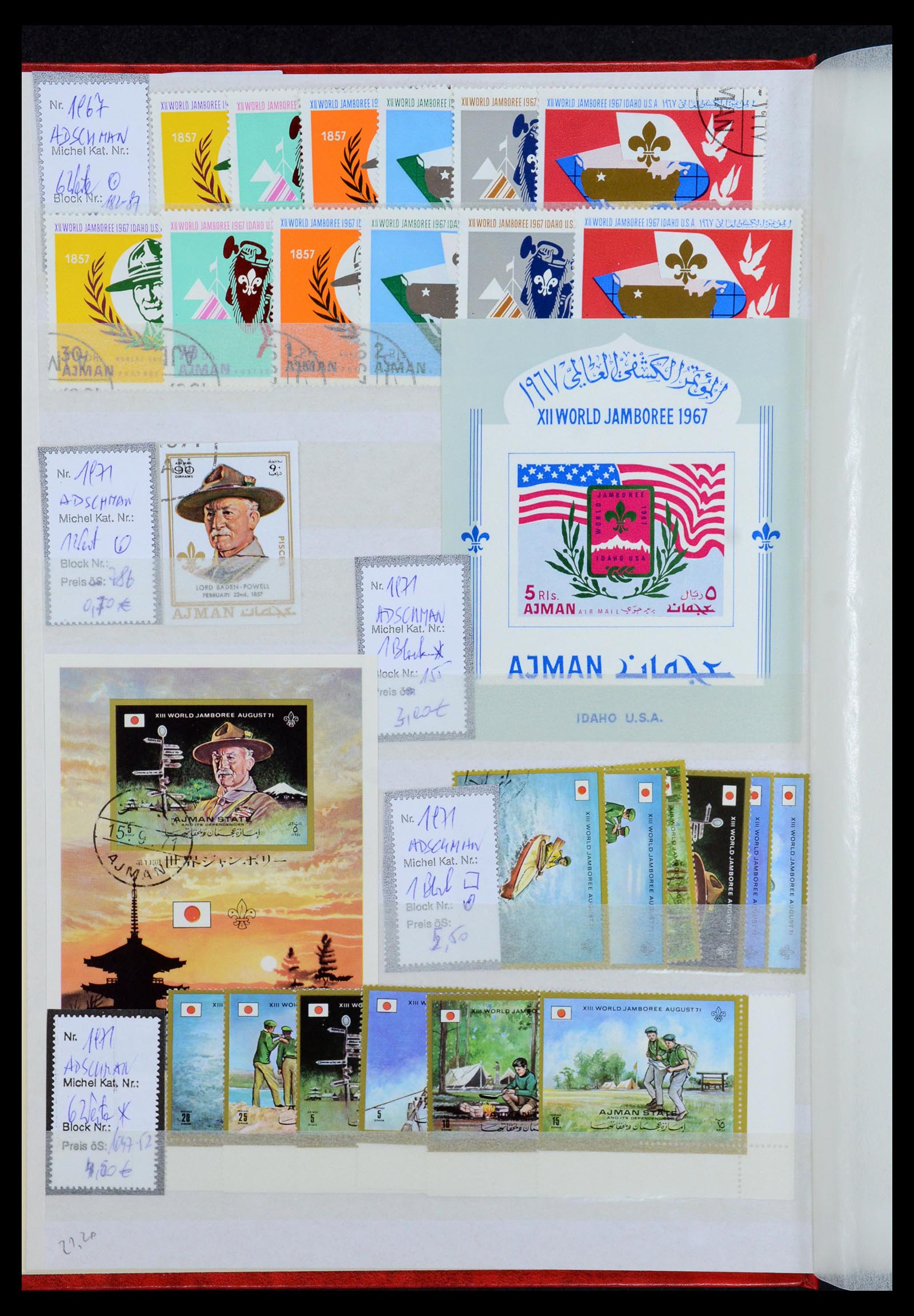 36109 082 - Postzegelverzameling 36109 Motief scouting 1930-2019!