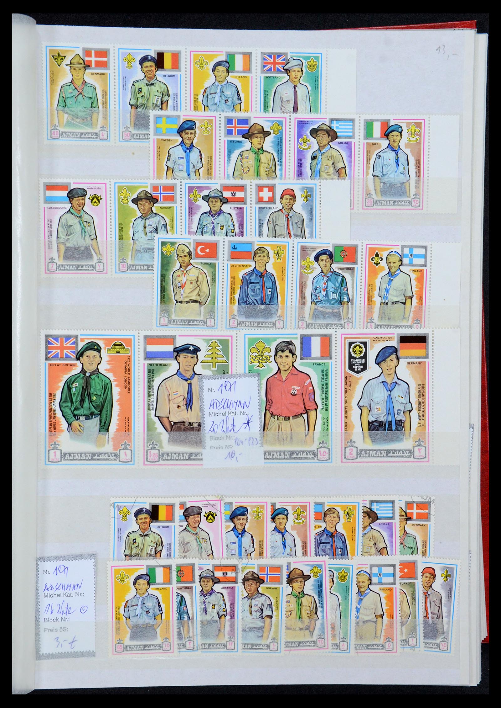 36109 083 - Postzegelverzameling 36109 Motief scouting 1930-2019!
