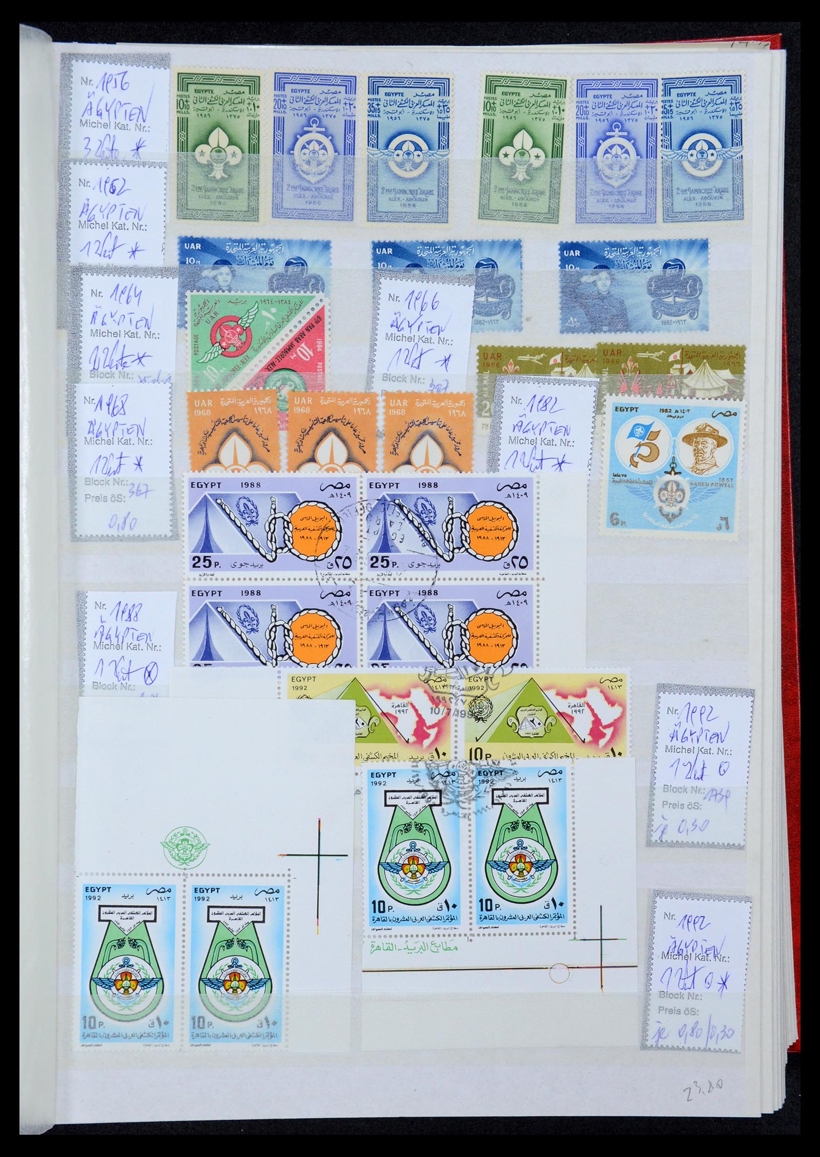 36109 085 - Postzegelverzameling 36109 Motief scouting 1930-2019!
