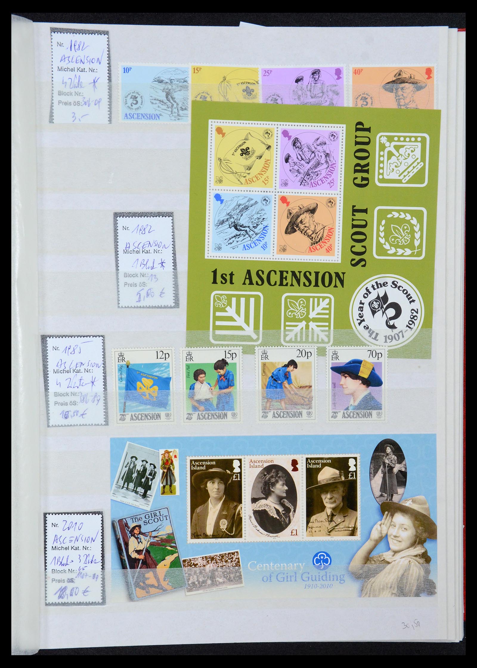 36109 093 - Postzegelverzameling 36109 Motief scouting 1930-2019!