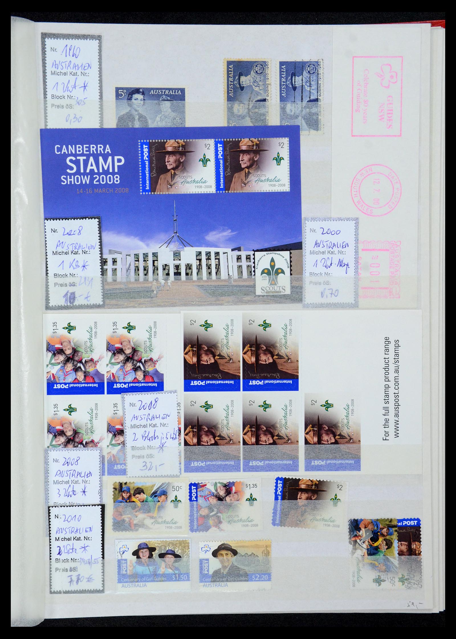 36109 095 - Postzegelverzameling 36109 Motief scouting 1930-2019!