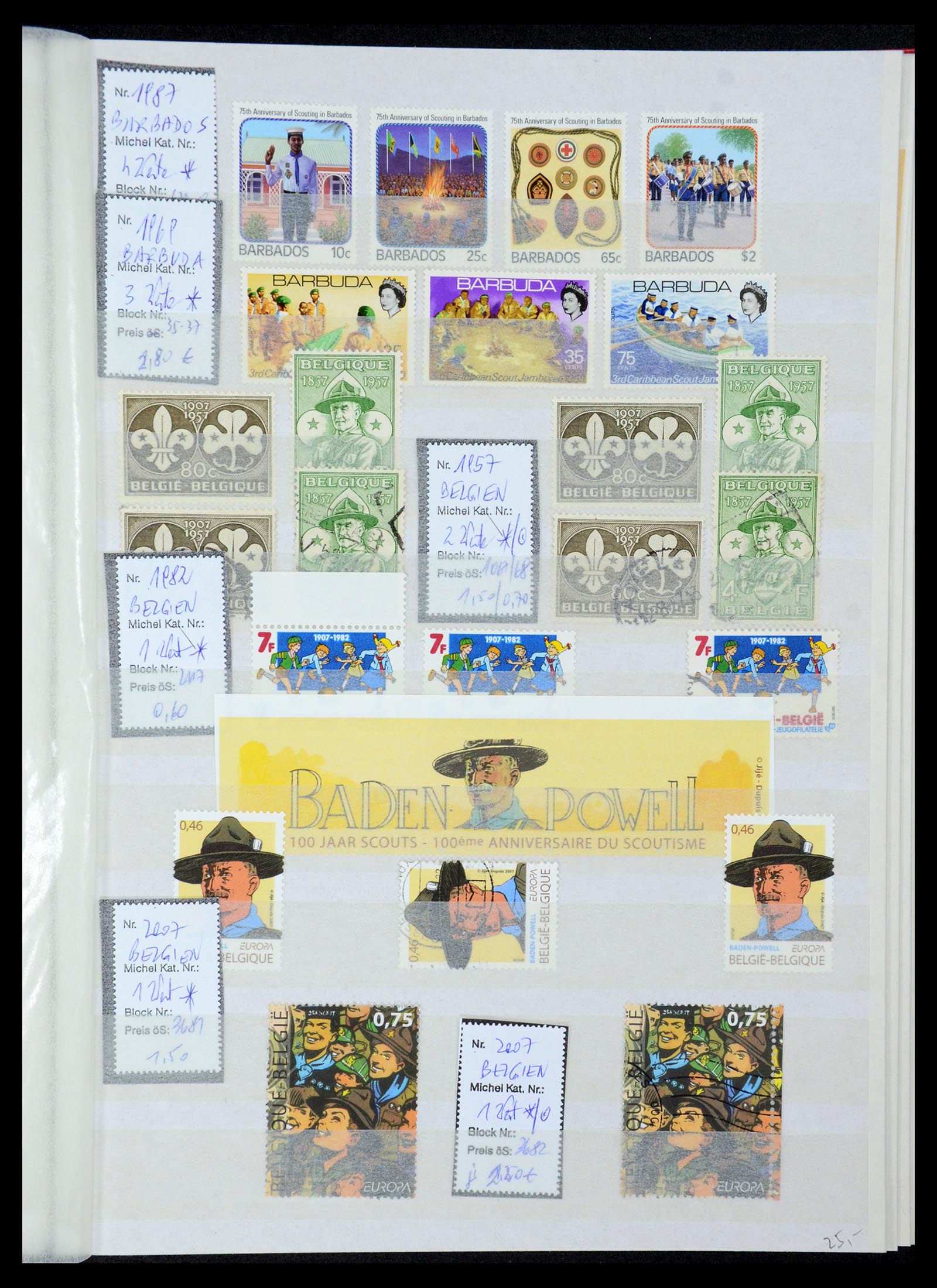 36109 099 - Postzegelverzameling 36109 Motief scouting 1930-2019!