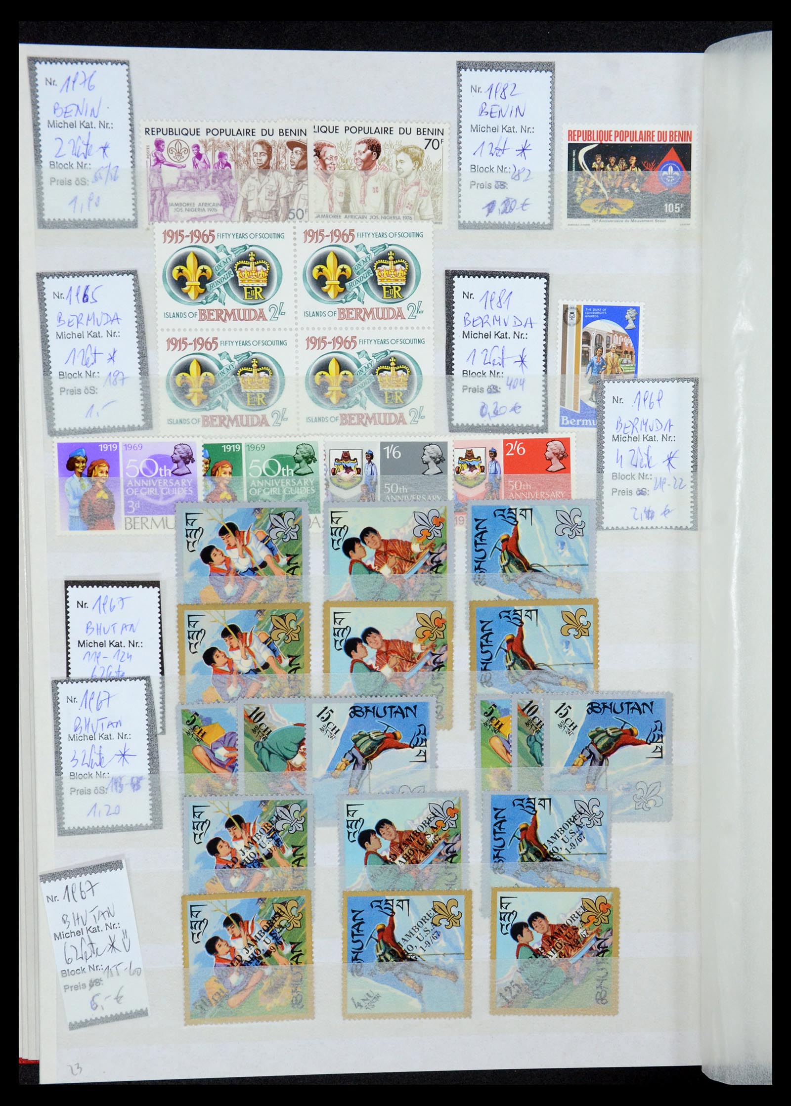 36109 102 - Postzegelverzameling 36109 Motief scouting 1930-2019!