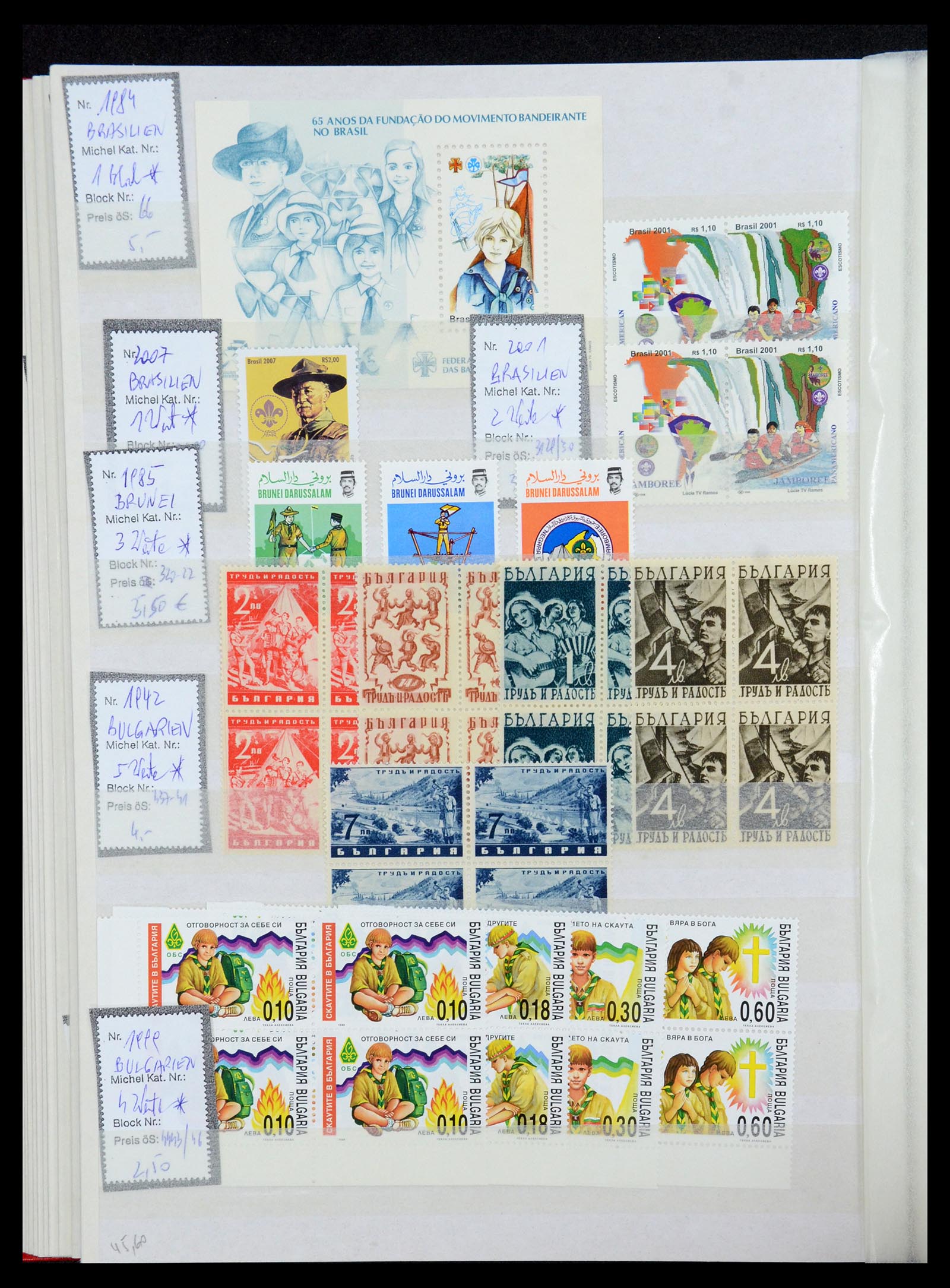 36109 106 - Postzegelverzameling 36109 Motief scouting 1930-2019!