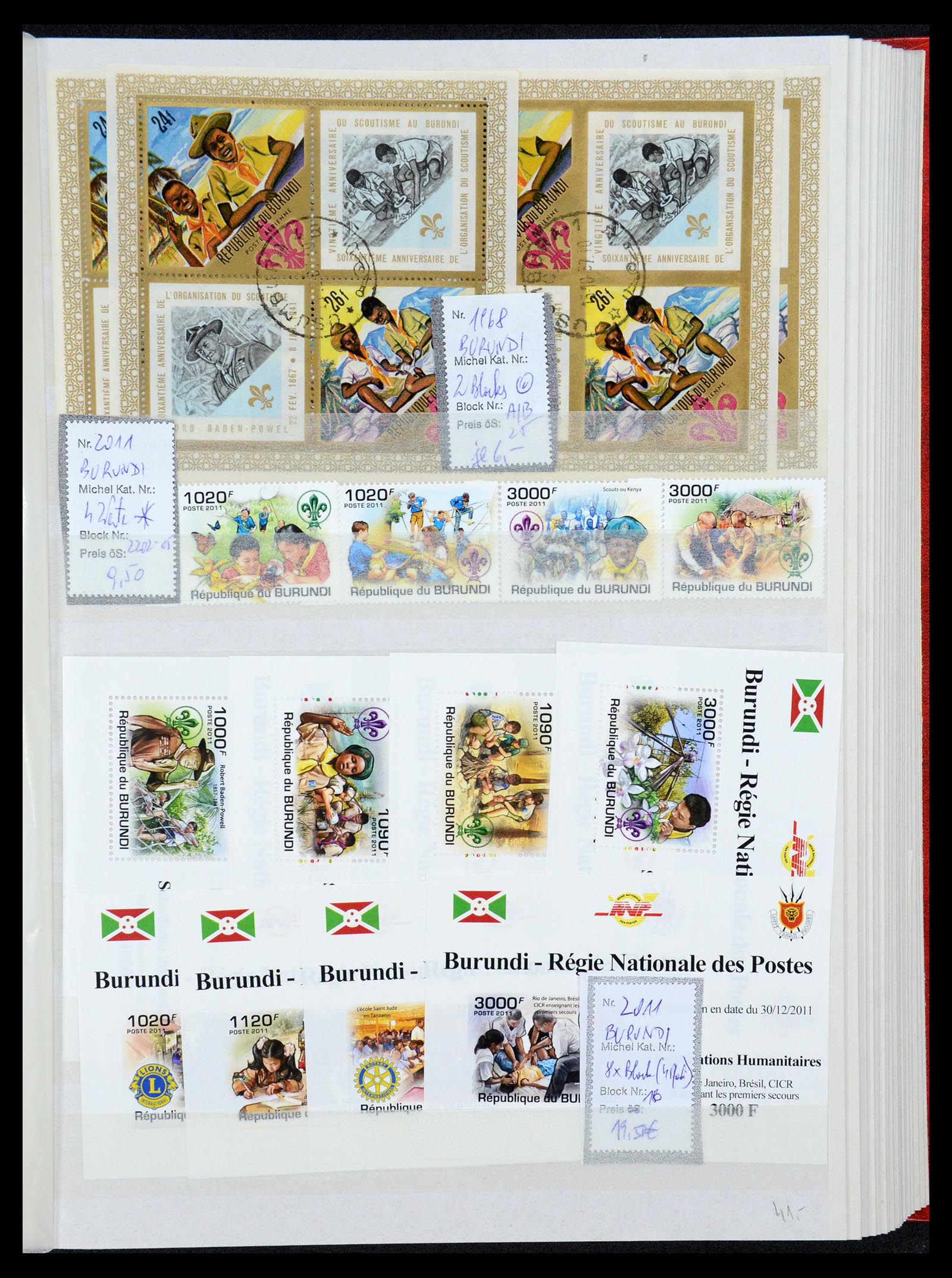 36109 109 - Postzegelverzameling 36109 Motief scouting 1930-2019!