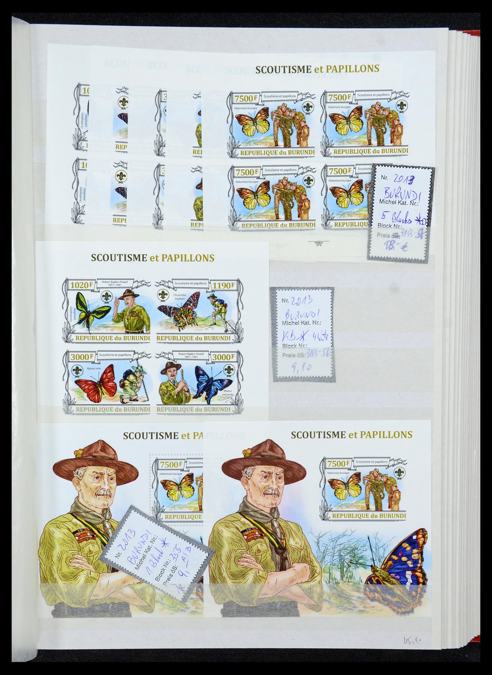 36109 111 - Postzegelverzameling 36109 Motief scouting 1930-2019!