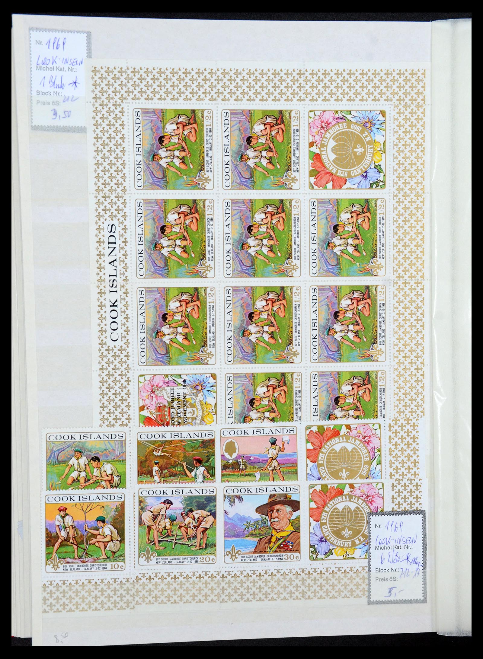 36109 114 - Postzegelverzameling 36109 Motief scouting 1930-2019!