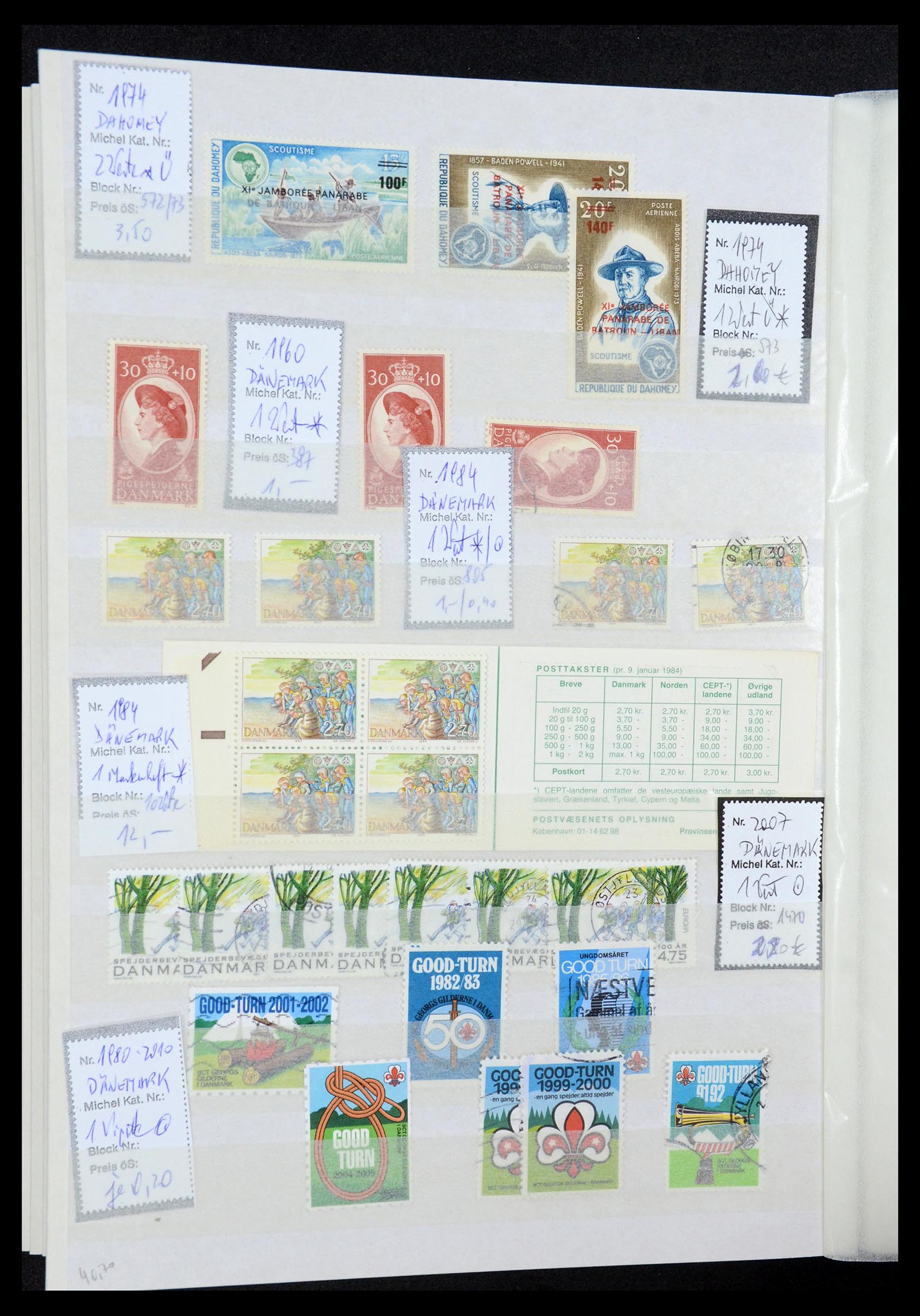 36109 118 - Postzegelverzameling 36109 Motief scouting 1930-2019!