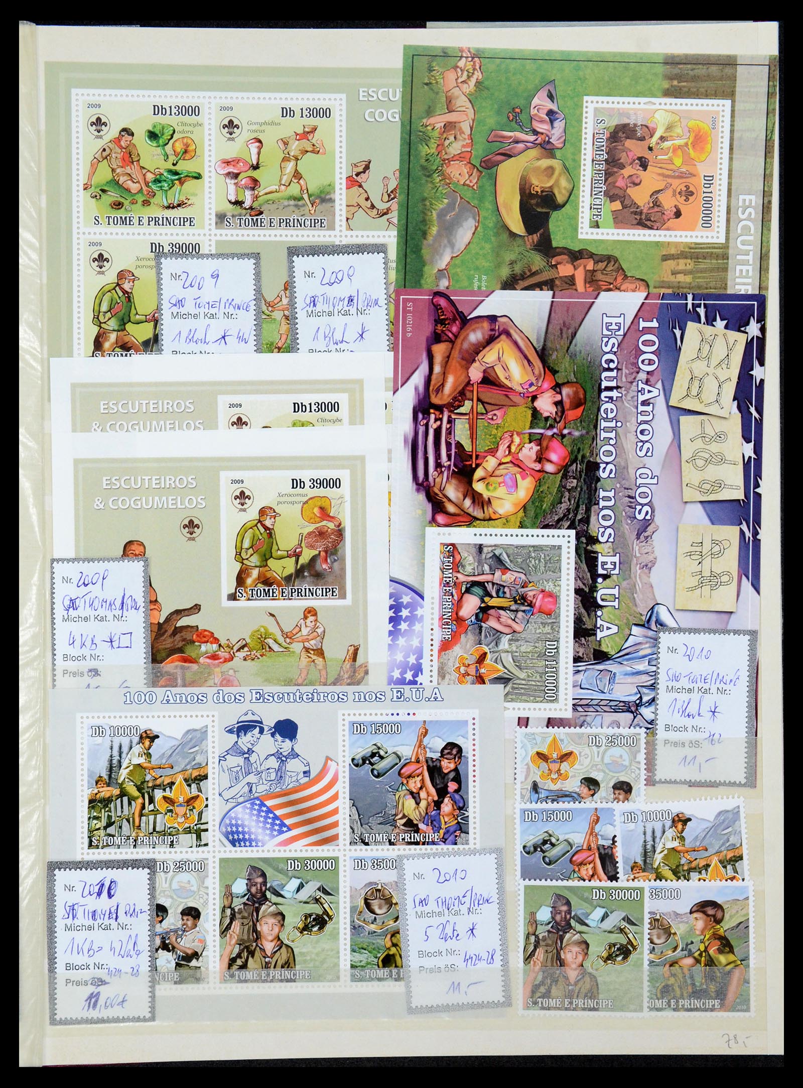 36109 181 - Postzegelverzameling 36109 Motief scouting 1930-2019!