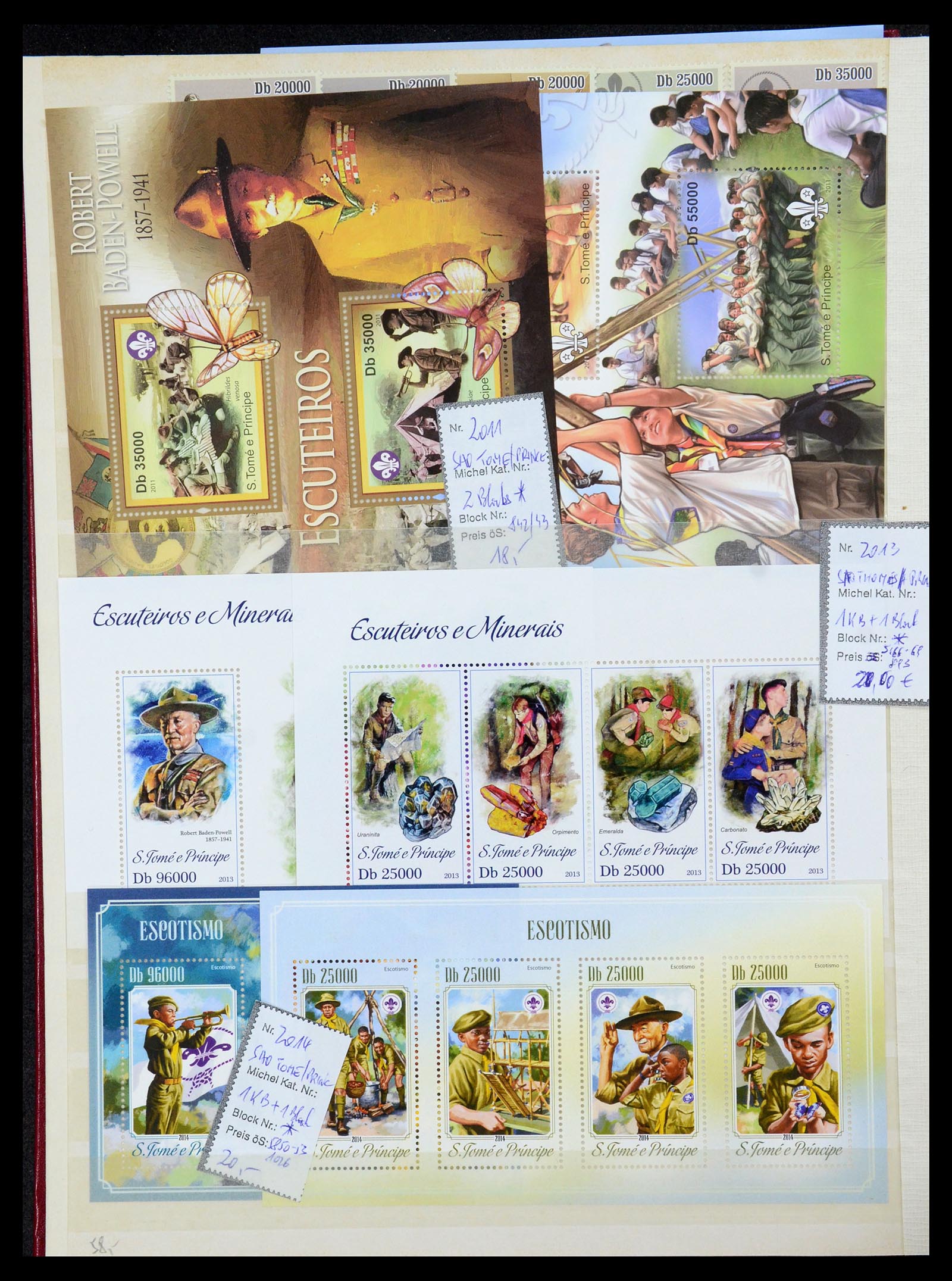 36109 182 - Postzegelverzameling 36109 Motief scouting 1930-2019!