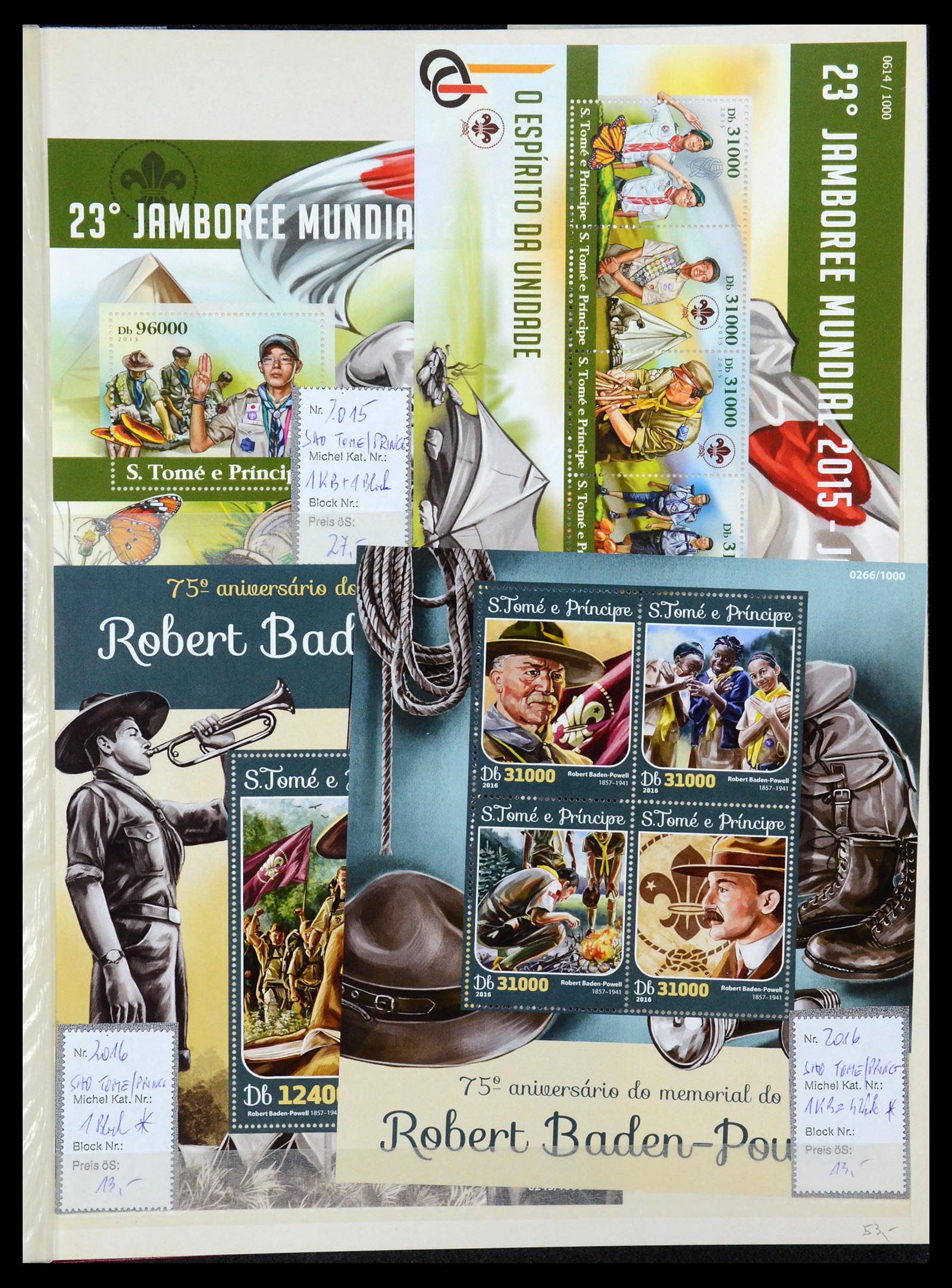 36109 183 - Postzegelverzameling 36109 Motief scouting 1930-2019!