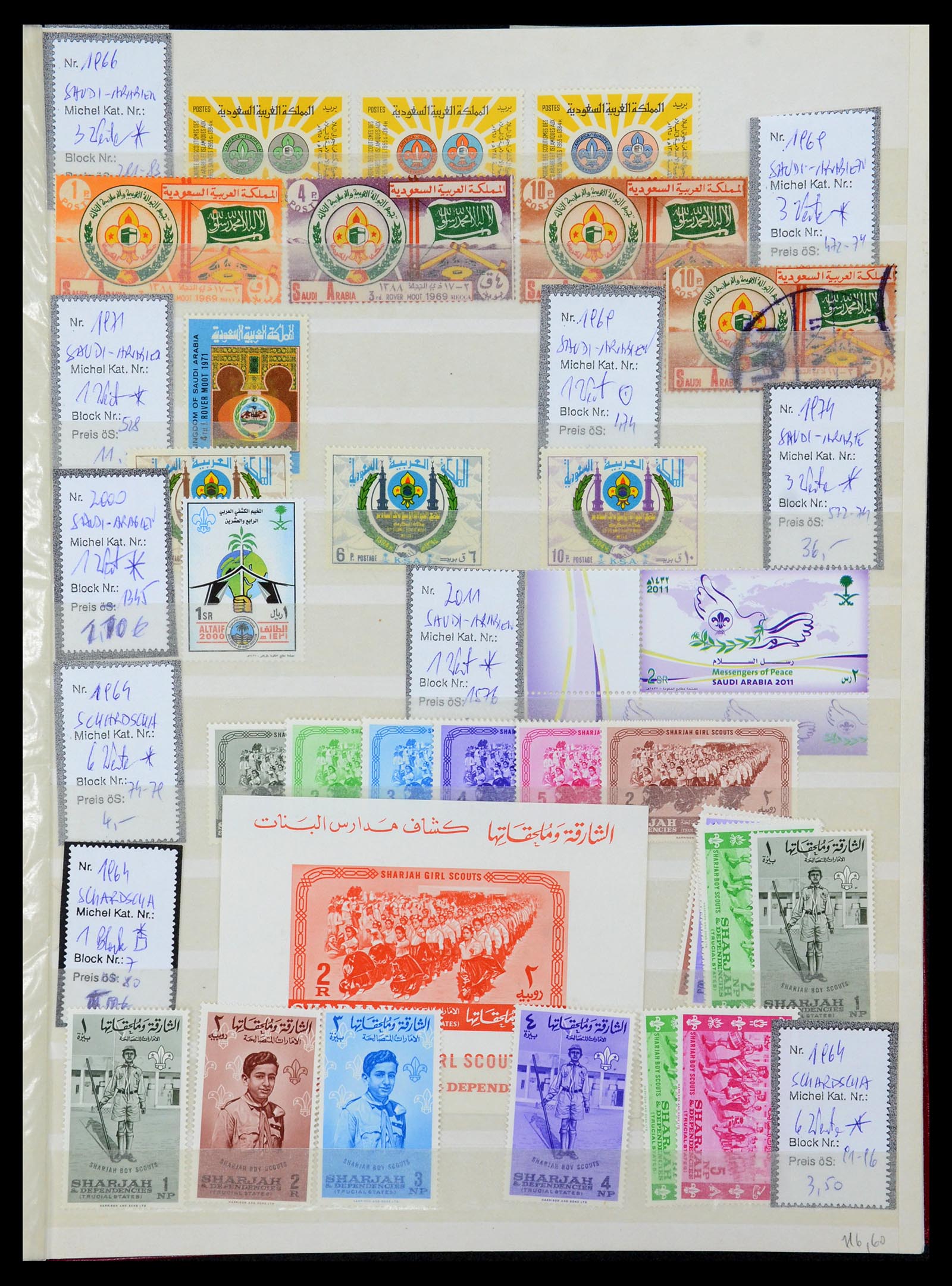 36109 185 - Postzegelverzameling 36109 Motief scouting 1930-2019!