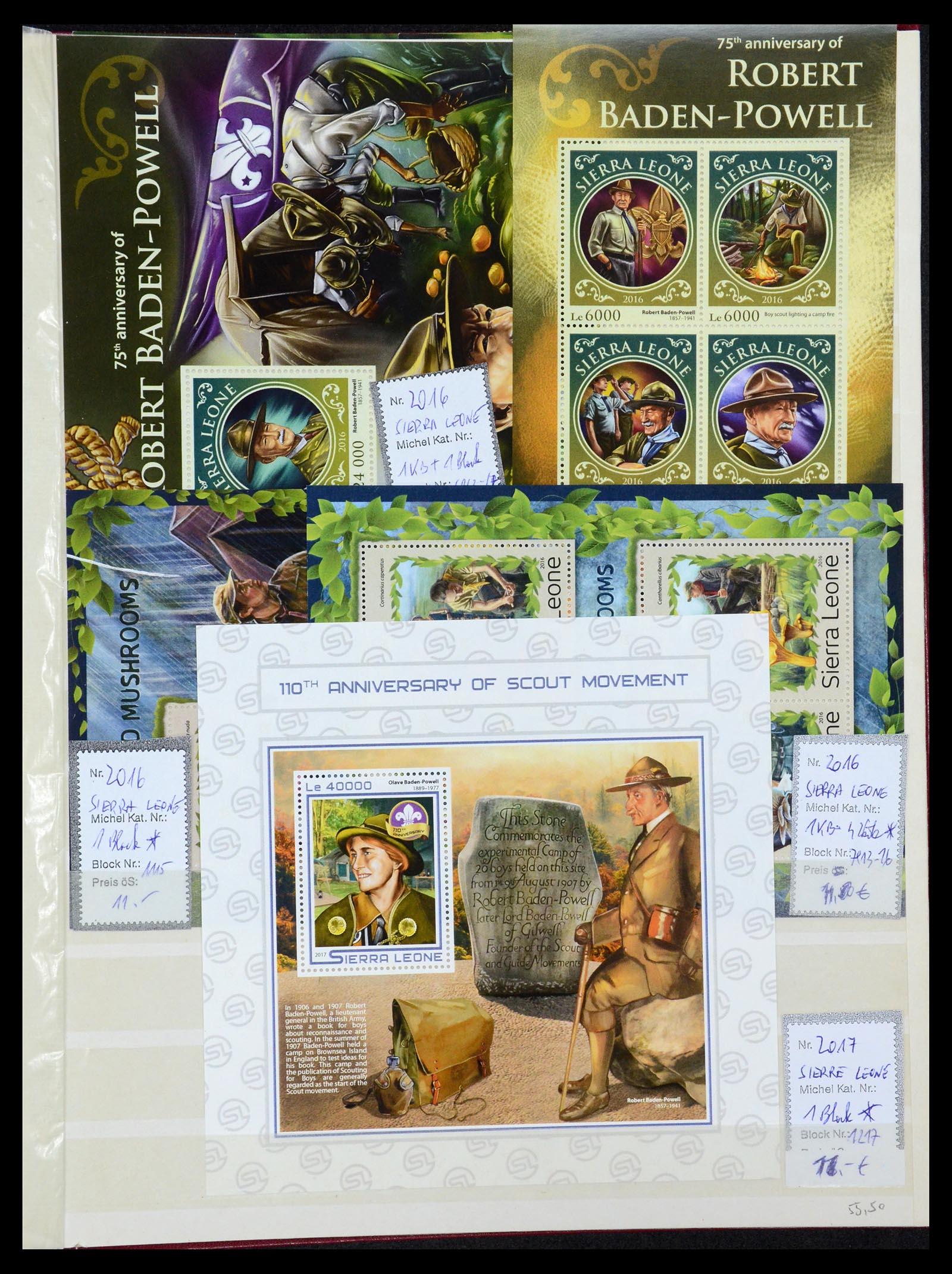 36109 191 - Postzegelverzameling 36109 Motief scouting 1930-2019!