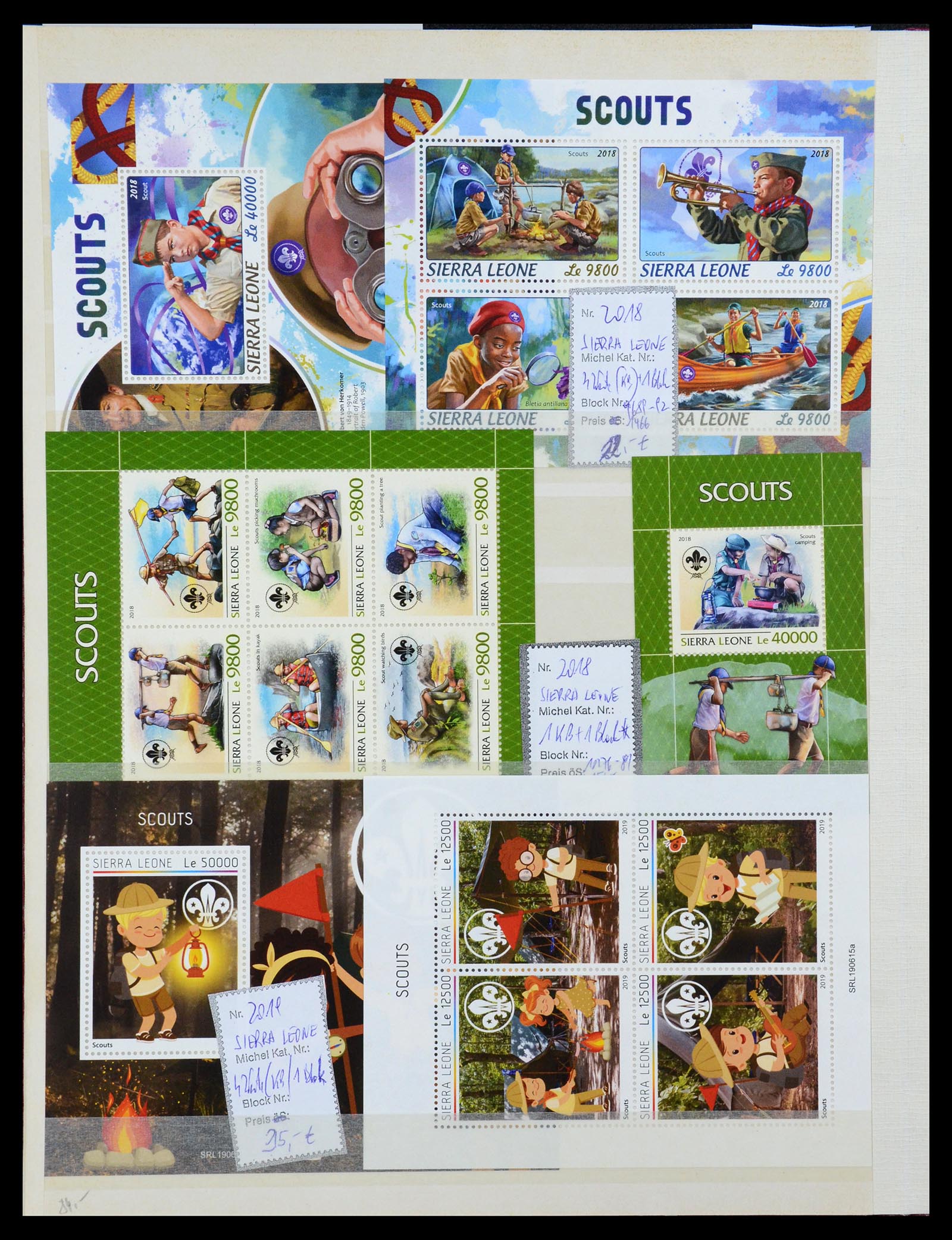 36109 192 - Postzegelverzameling 36109 Motief scouting 1930-2019!