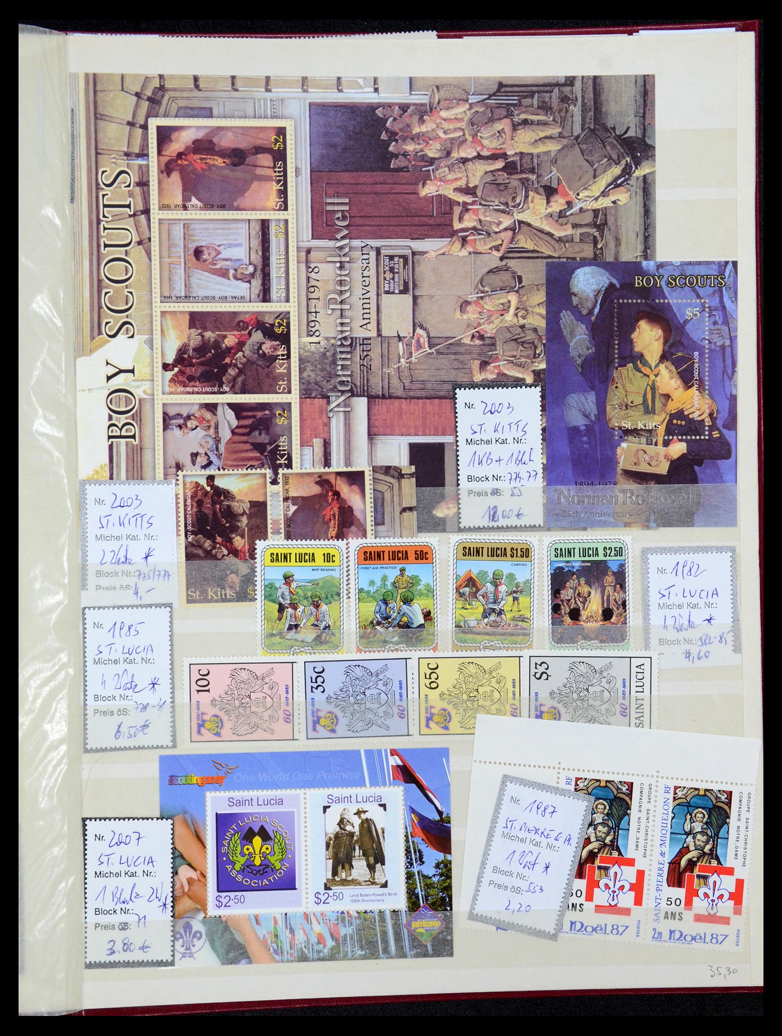 36109 197 - Postzegelverzameling 36109 Motief scouting 1930-2019!