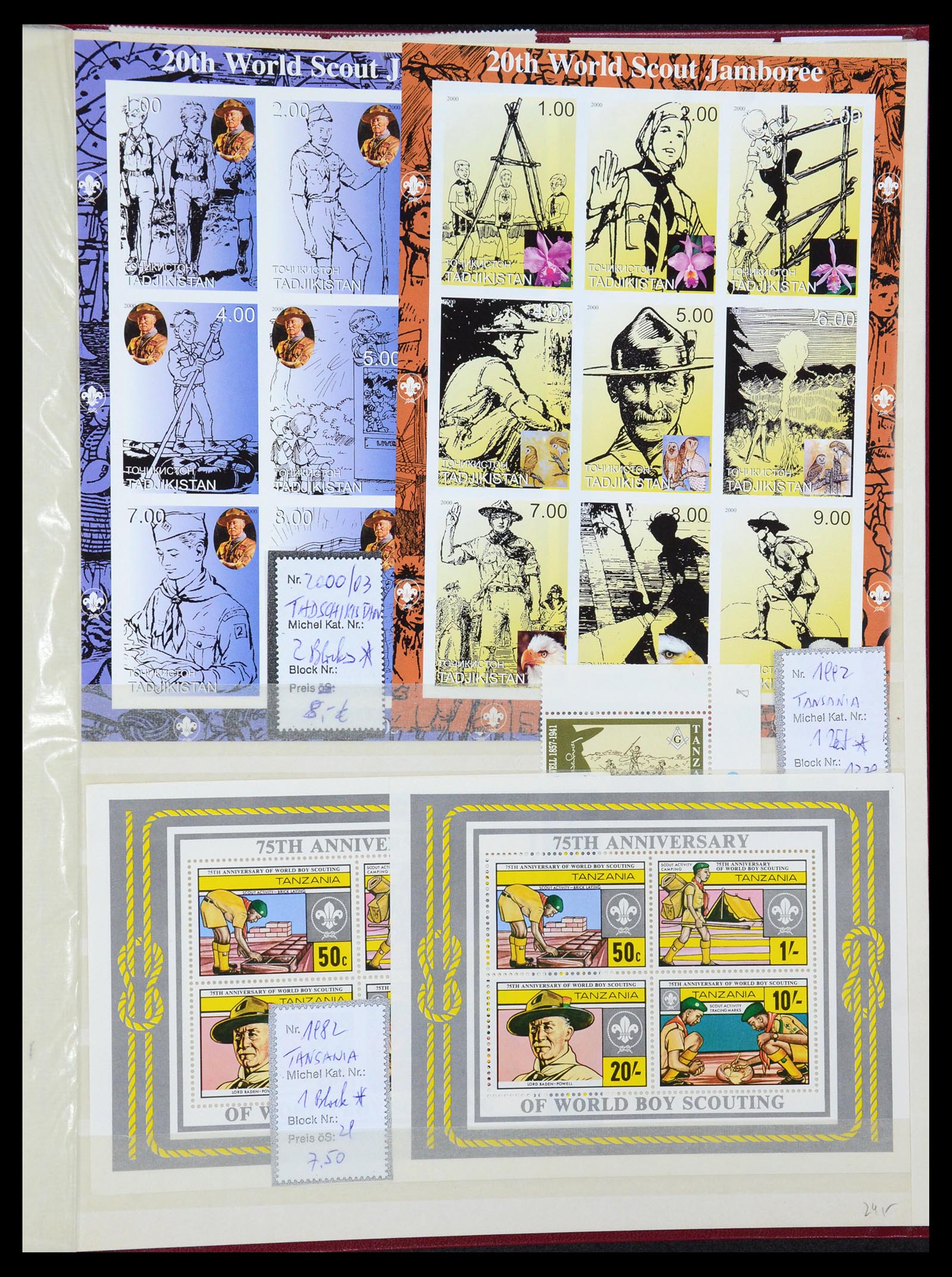 36109 201 - Postzegelverzameling 36109 Motief scouting 1930-2019!