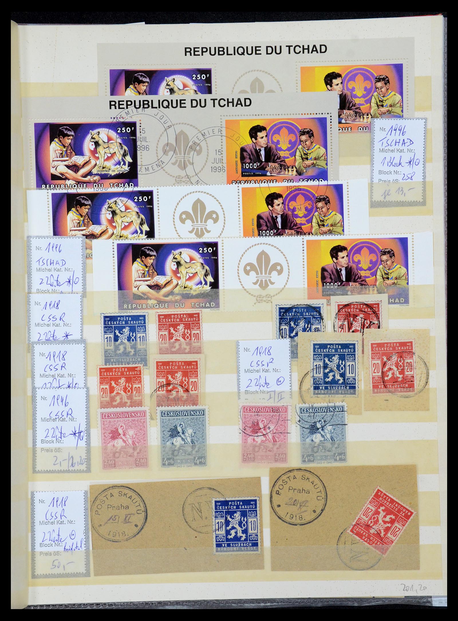 36109 211 - Postzegelverzameling 36109 Motief scouting 1930-2019!