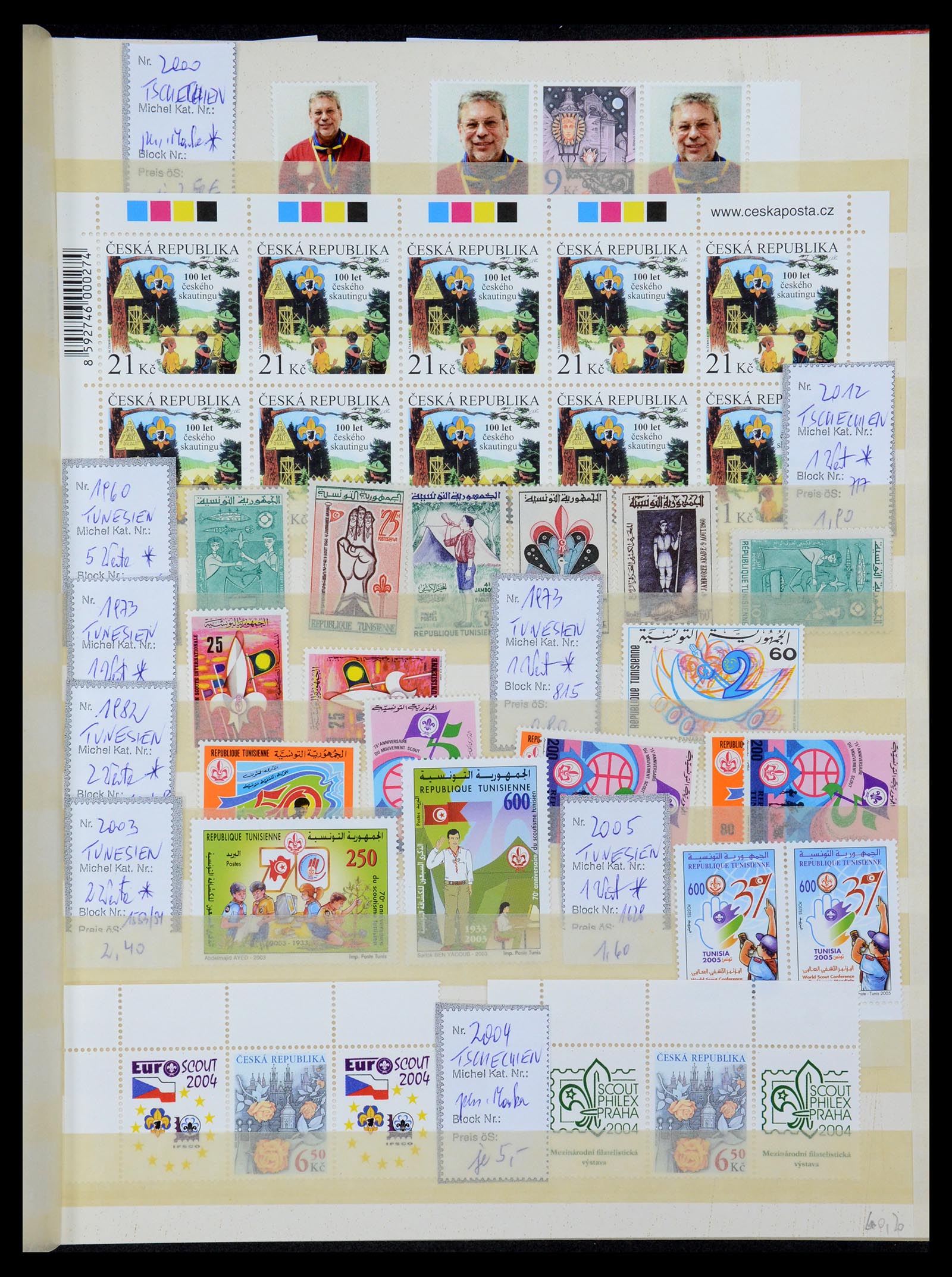 36109 214 - Postzegelverzameling 36109 Motief scouting 1930-2019!
