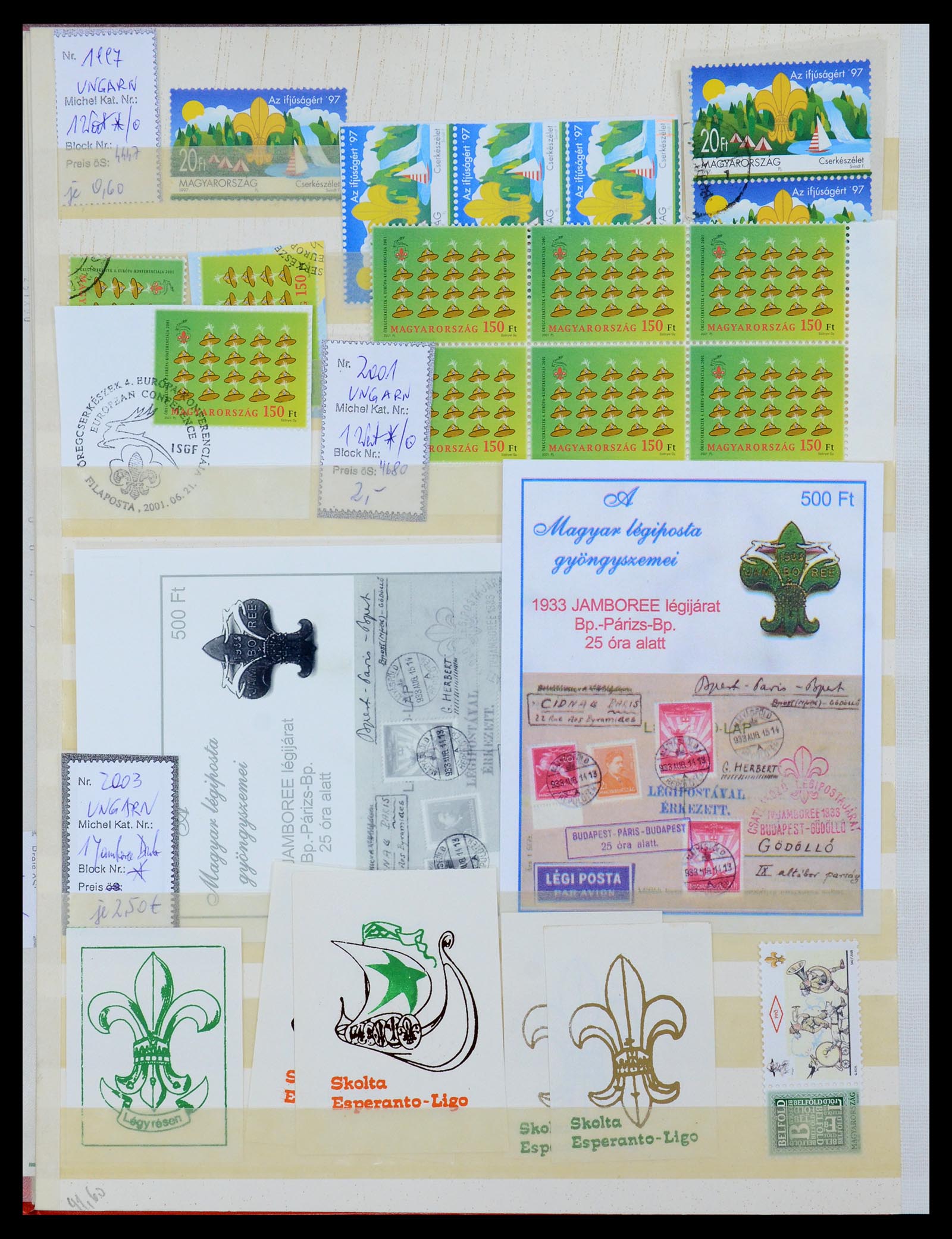 36109 221 - Postzegelverzameling 36109 Motief scouting 1930-2019!