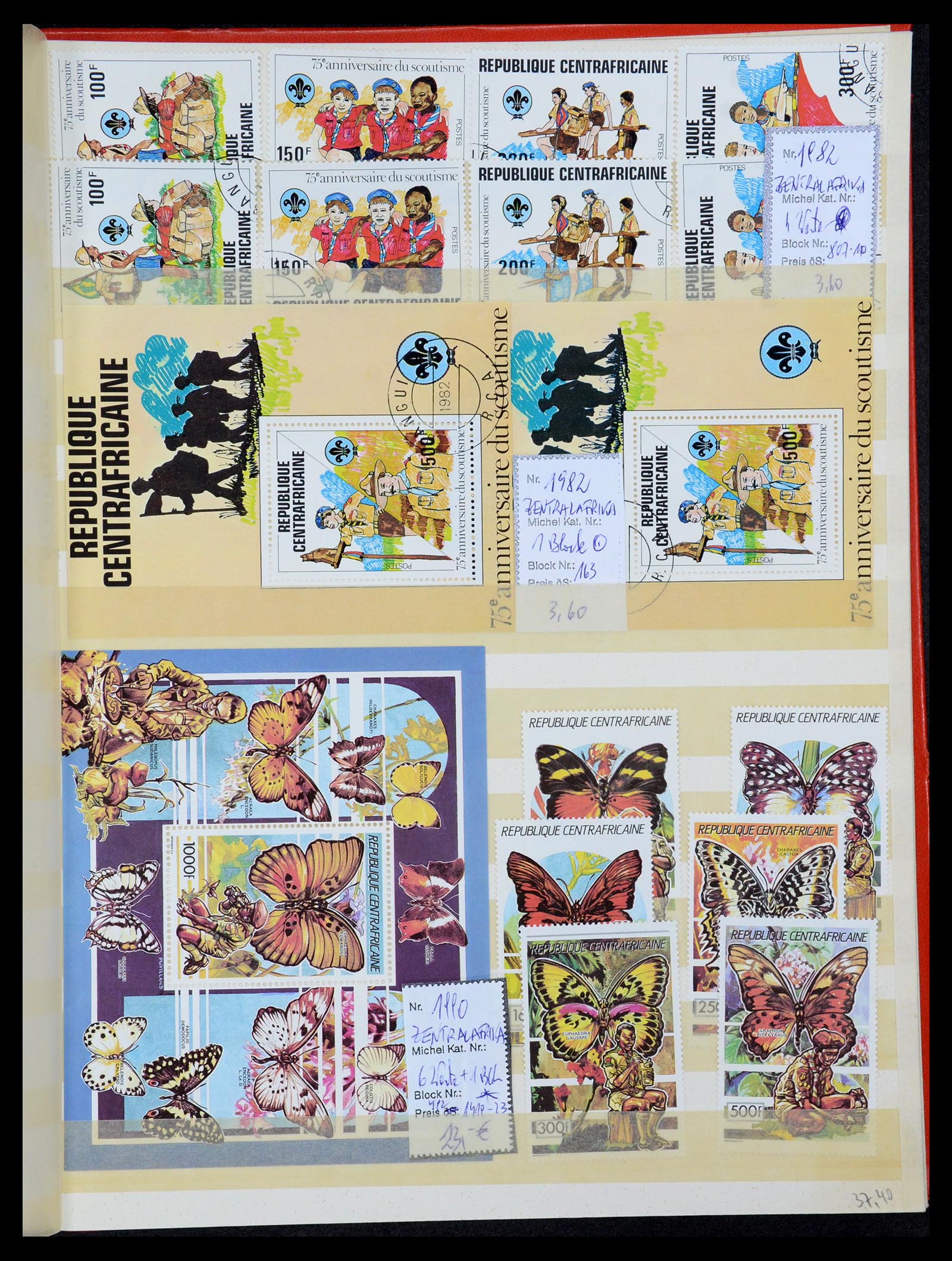 36109 226 - Postzegelverzameling 36109 Motief scouting 1930-2019!